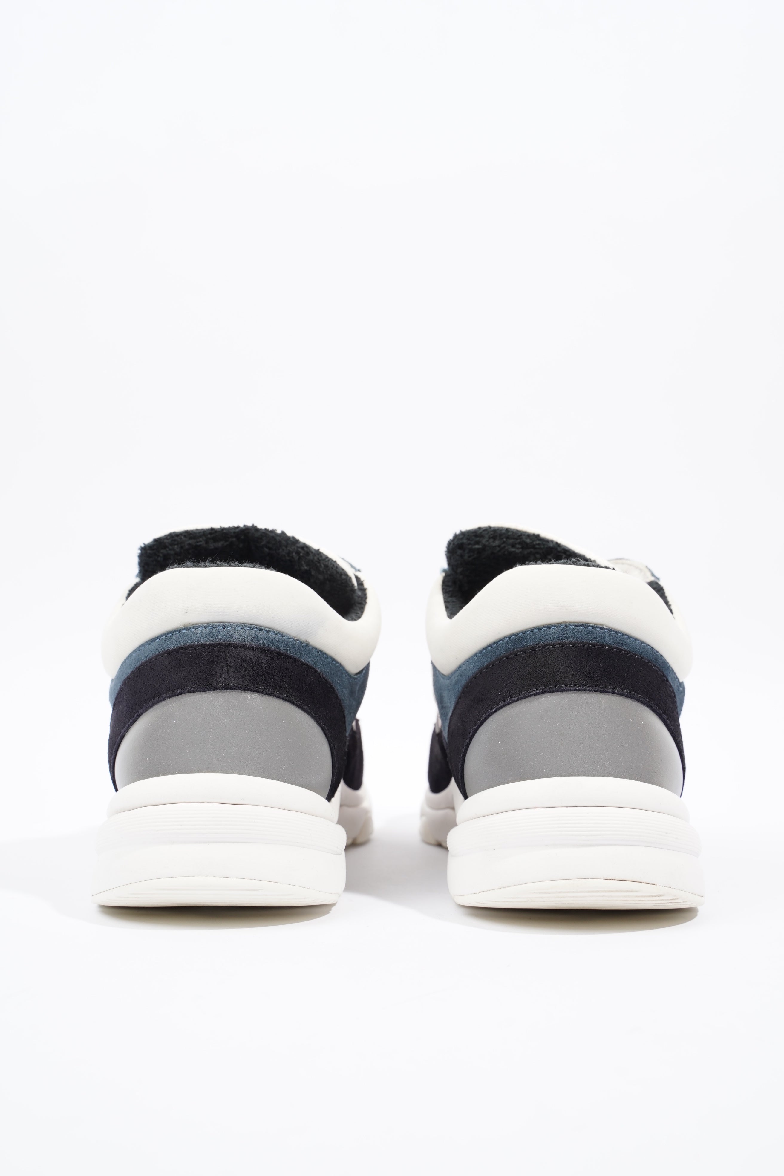 Chanel CC Logo Sneaker White / Black / Orange Suede EU 36 UK 3