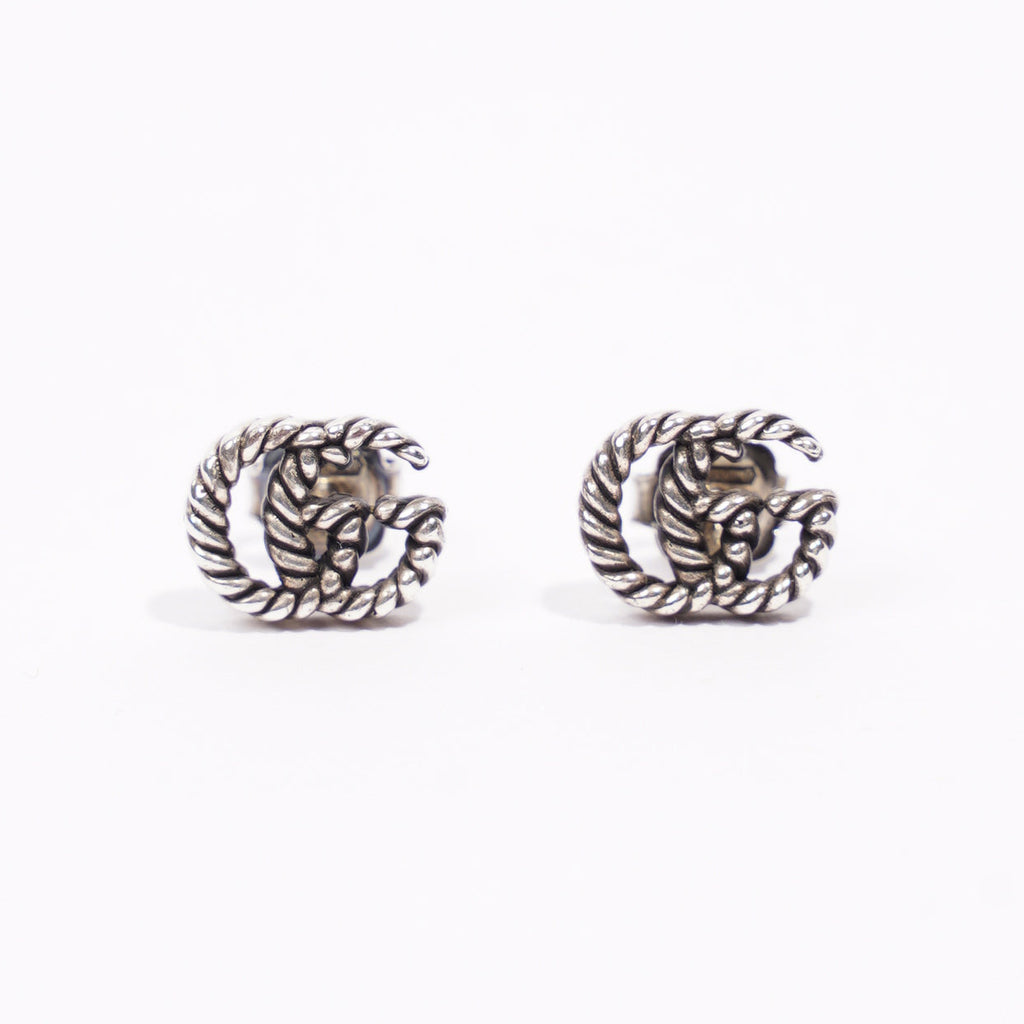 Gucci GG Earrings Silver Silver Sterling