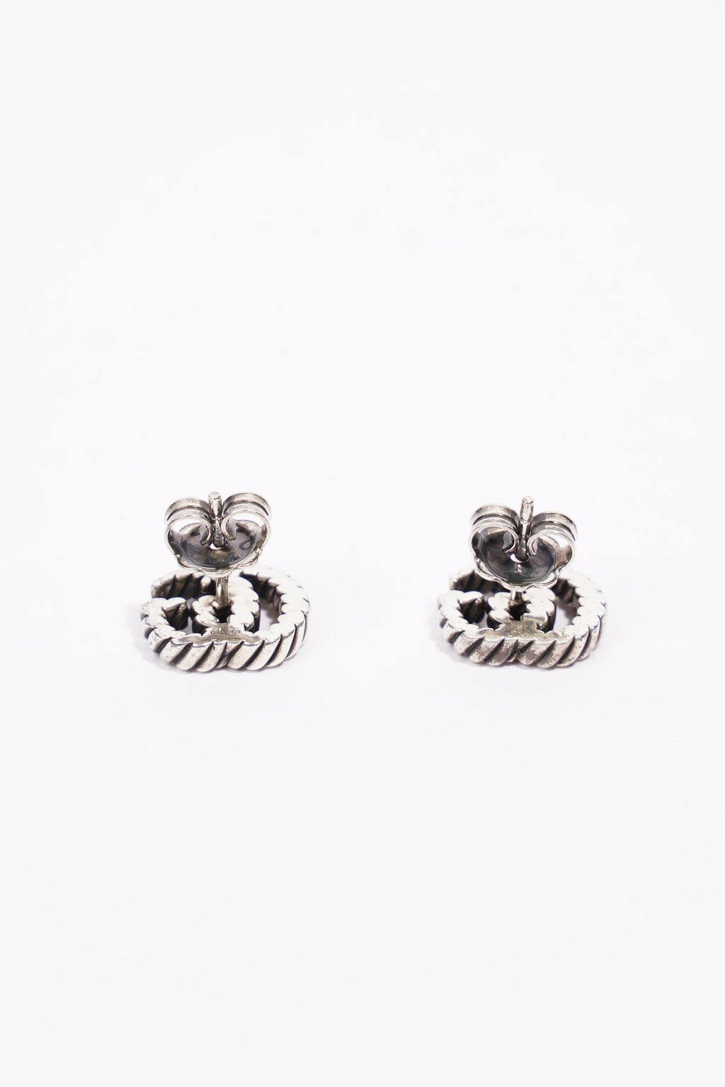 Gucci GG Earrings Silver Silver Sterling