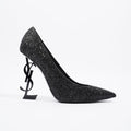 Saint Laurent Opyum Glitter Black Glitter EU 38.5 UK 5.5