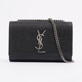 Saint Laurent Small Kate Black Grained Leather