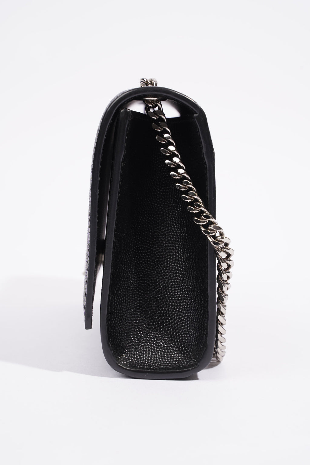 Saint Laurent Small Kate Black Grained Leather