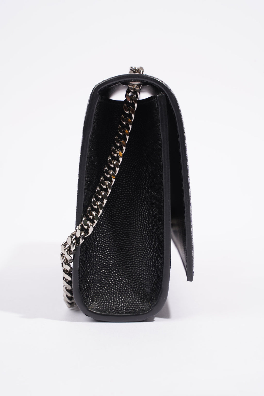 Saint Laurent Small Kate Black Grained Leather