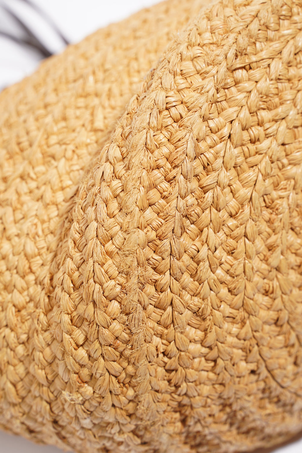 Saint Laurent Panier Tote Bag Beige Raffia Medium