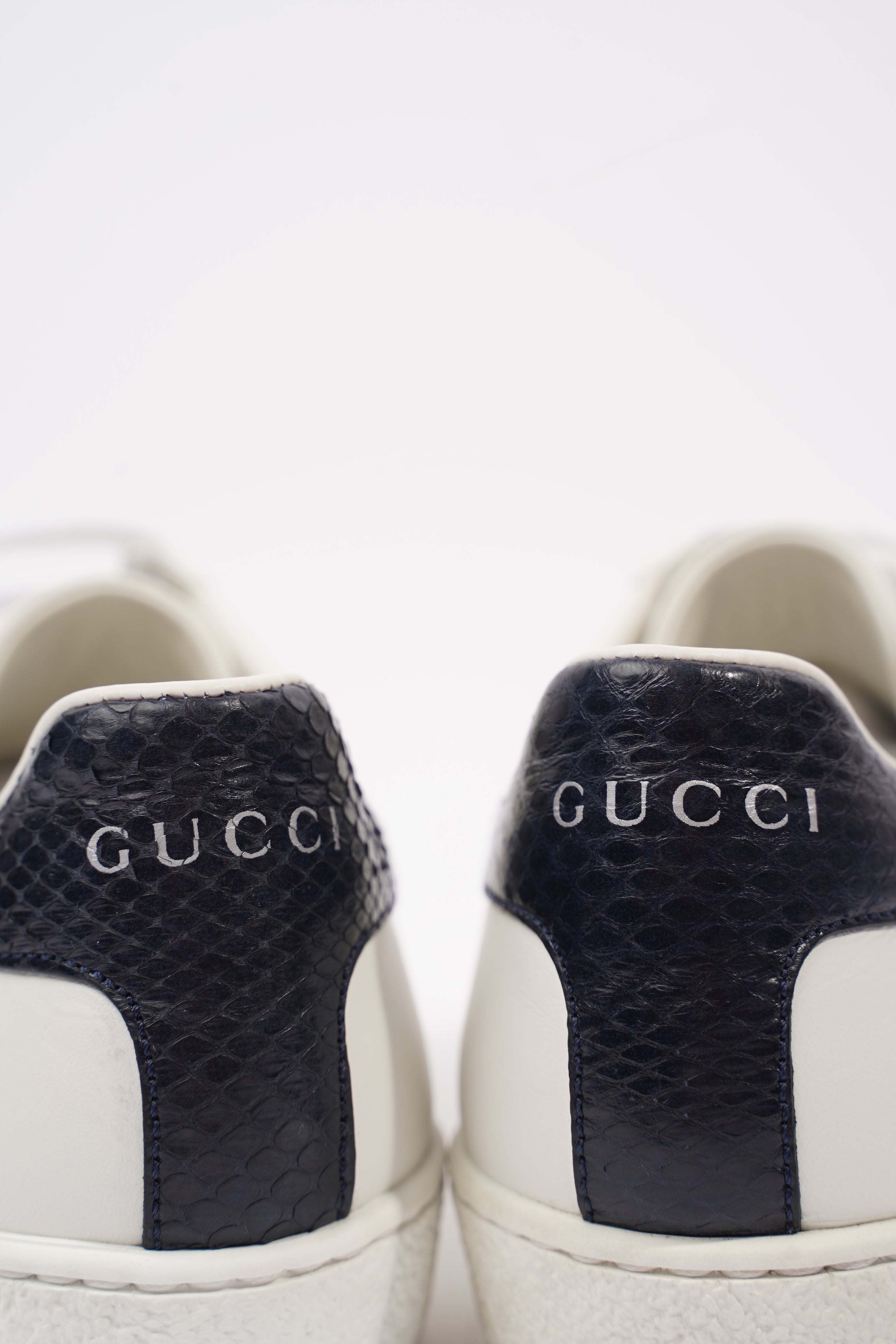 Gucci Ace White / Navy / Red Leather EU 36 UK 3