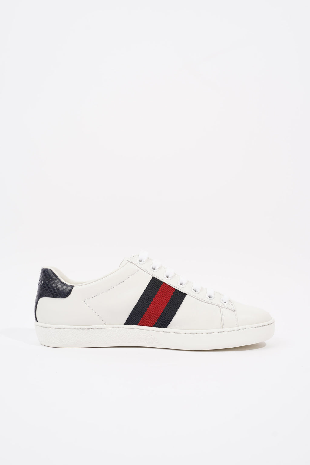 Gucci Ace White / Navy / Red Leather EU 36 UK 3