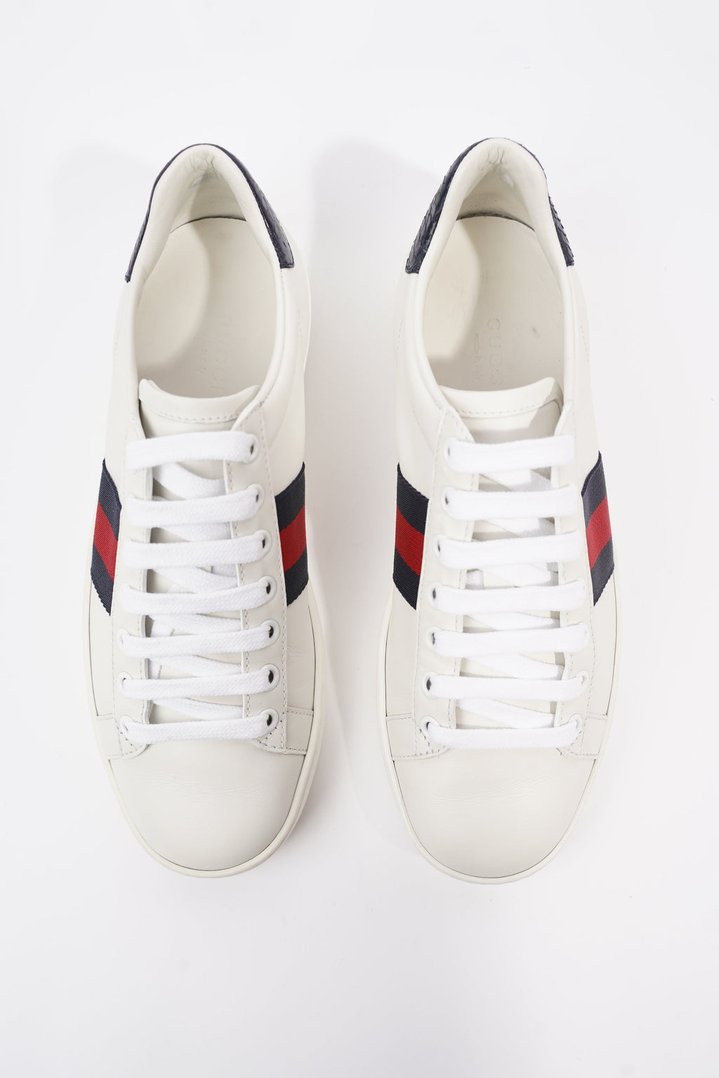 Gucci Ace White / Navy / Red Leather EU 36 UK 3