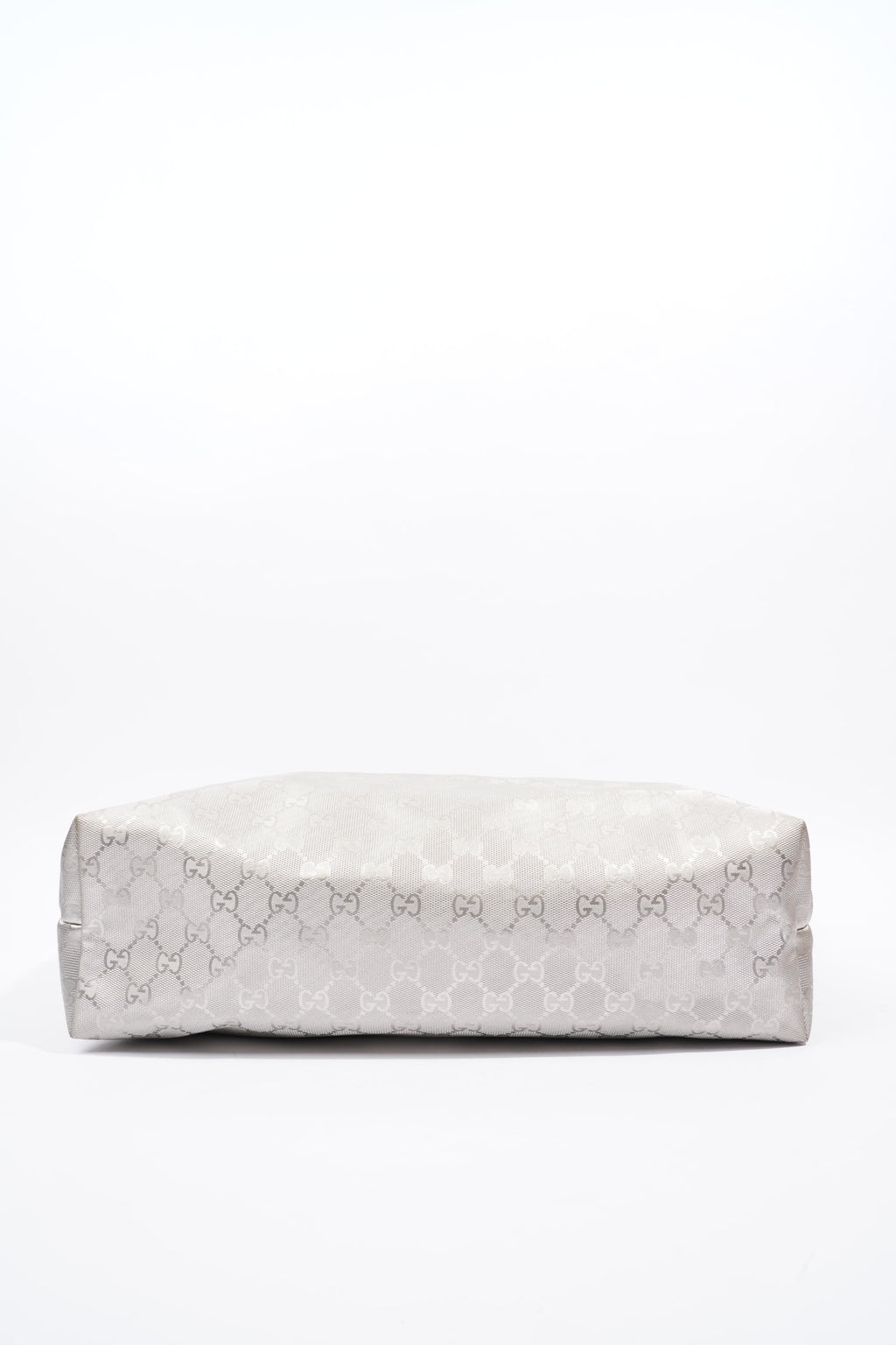 Gucci GG Imprime Tote Silver PVC