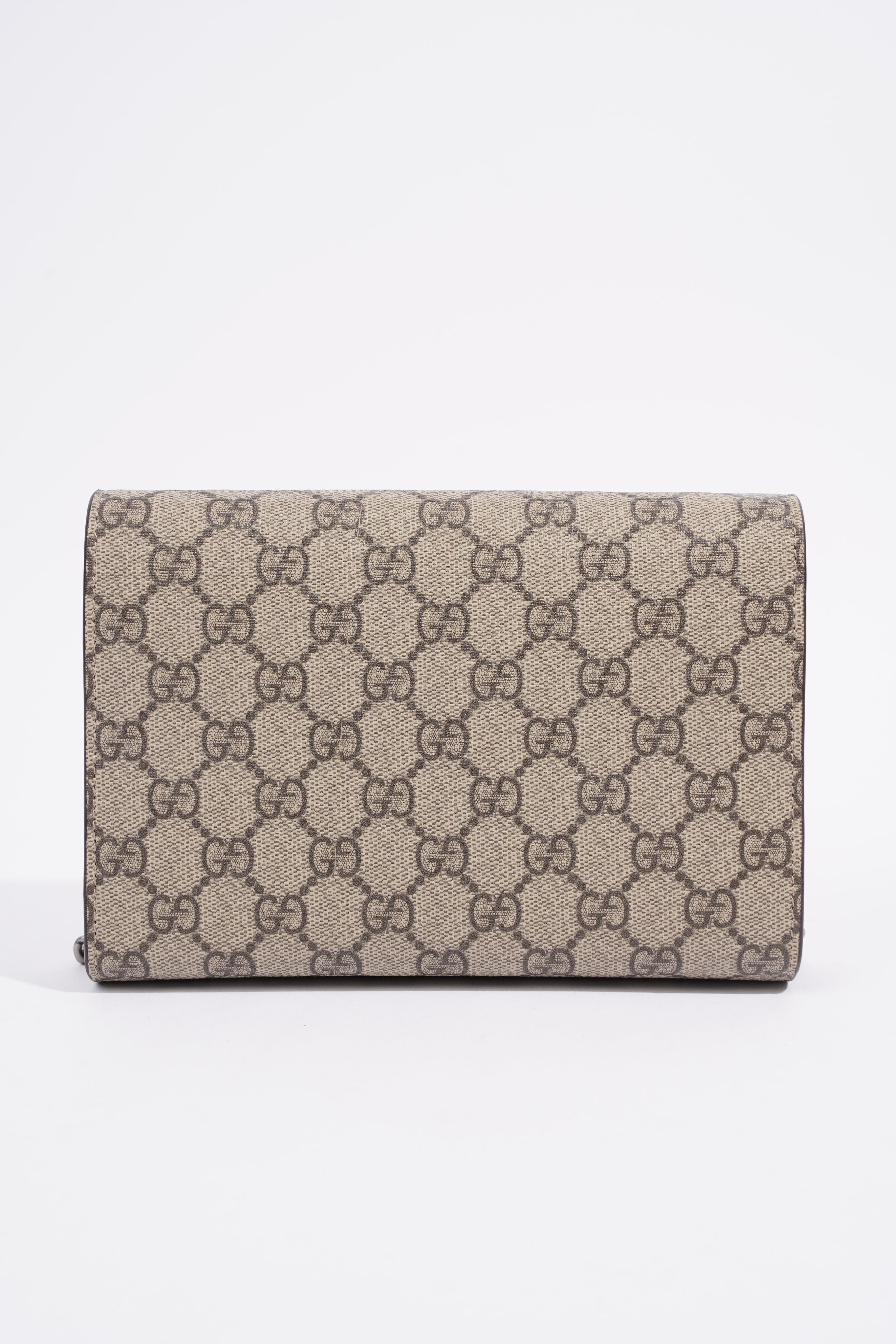 Gucci Dionysus Chain Wallet Supreme Coated Canvas