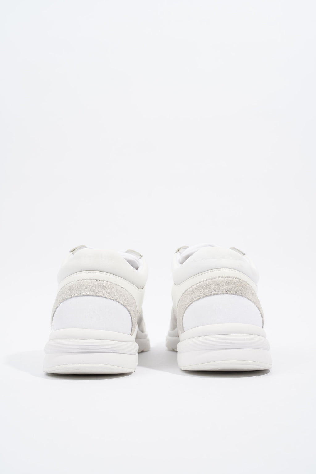 Chanel CC Logo Sneaker White Suede EU 38 UK 5