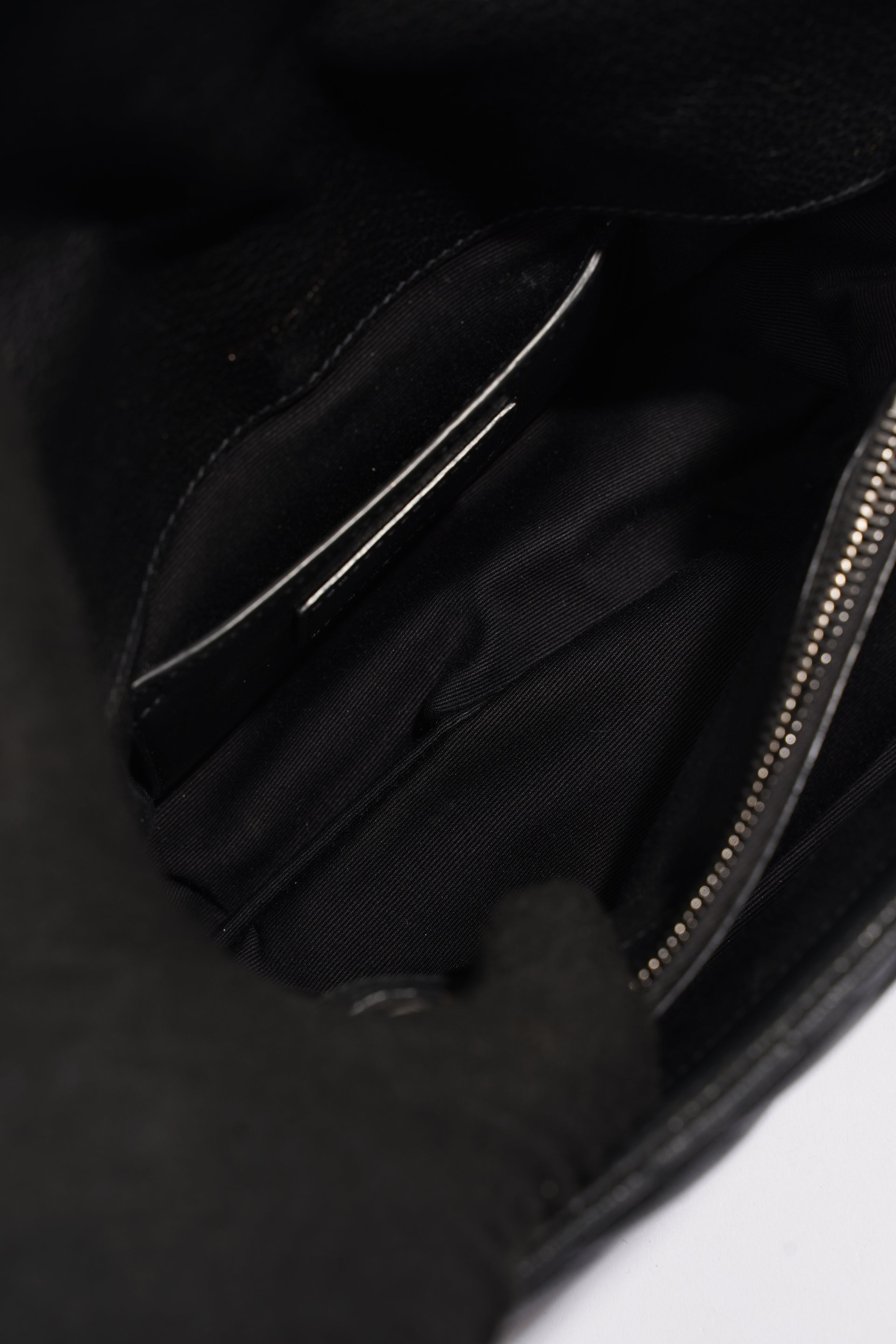 Saint Laurent College Medium Black Leather