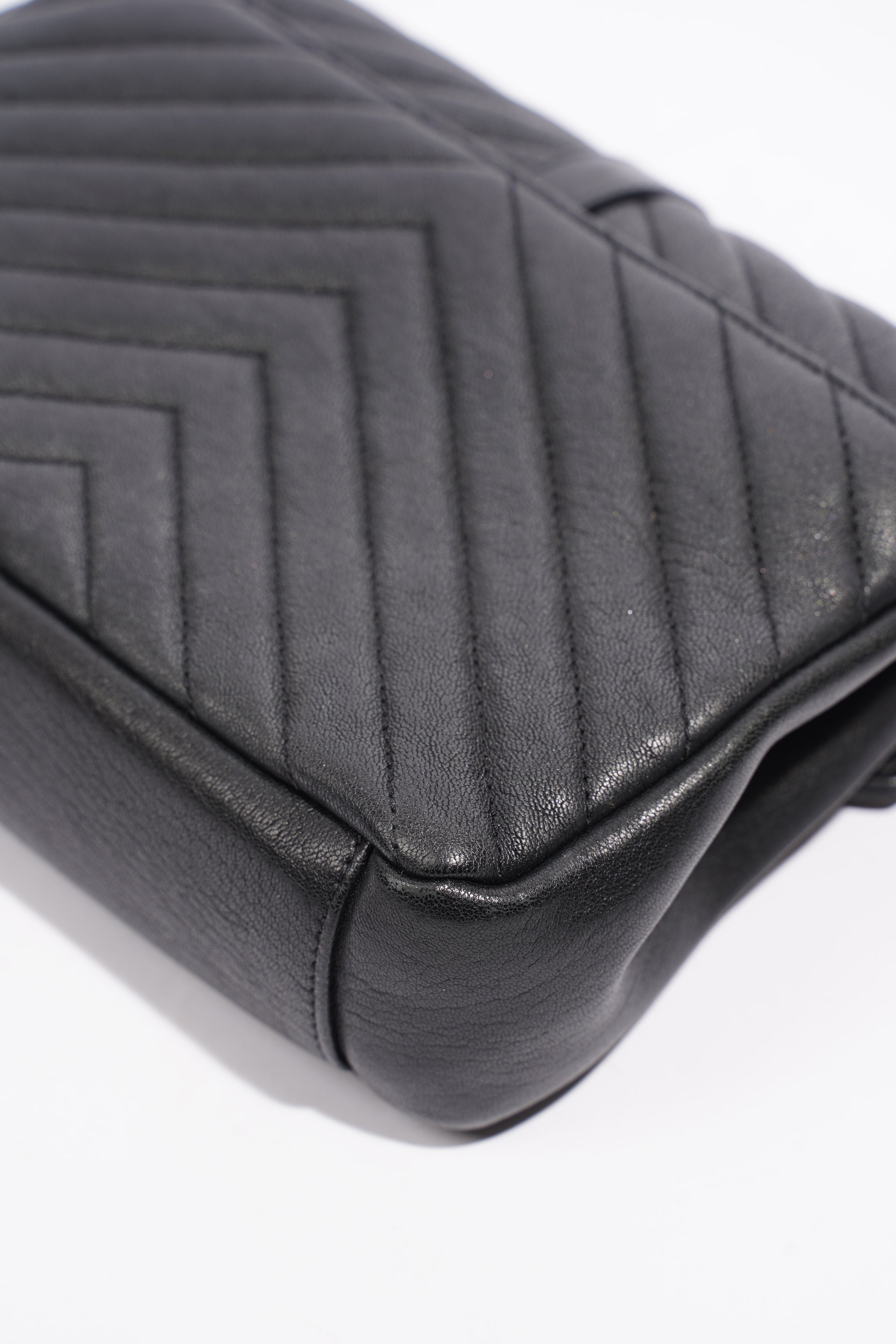 Saint Laurent College Medium Black Leather