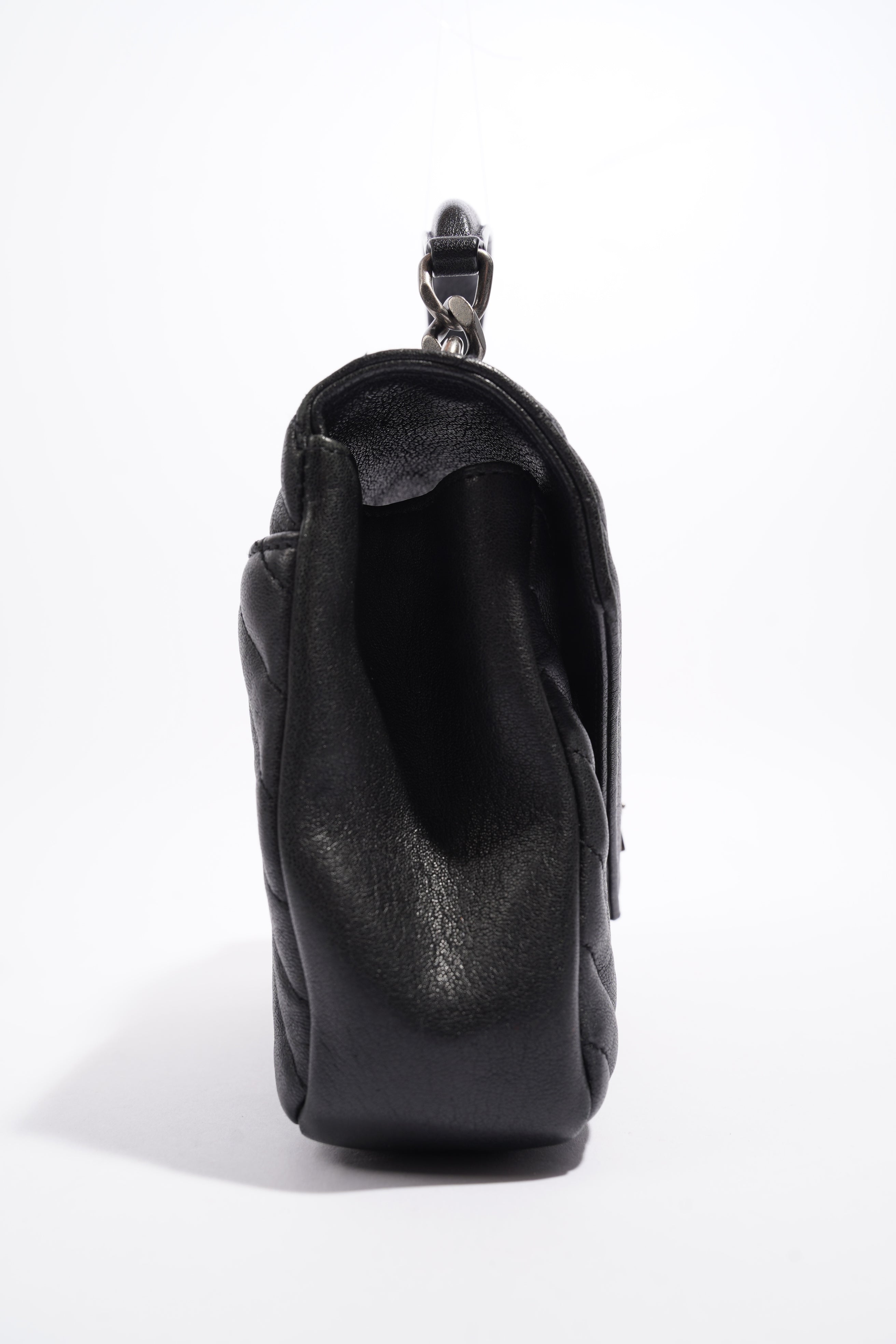 Saint Laurent College Medium Black Leather