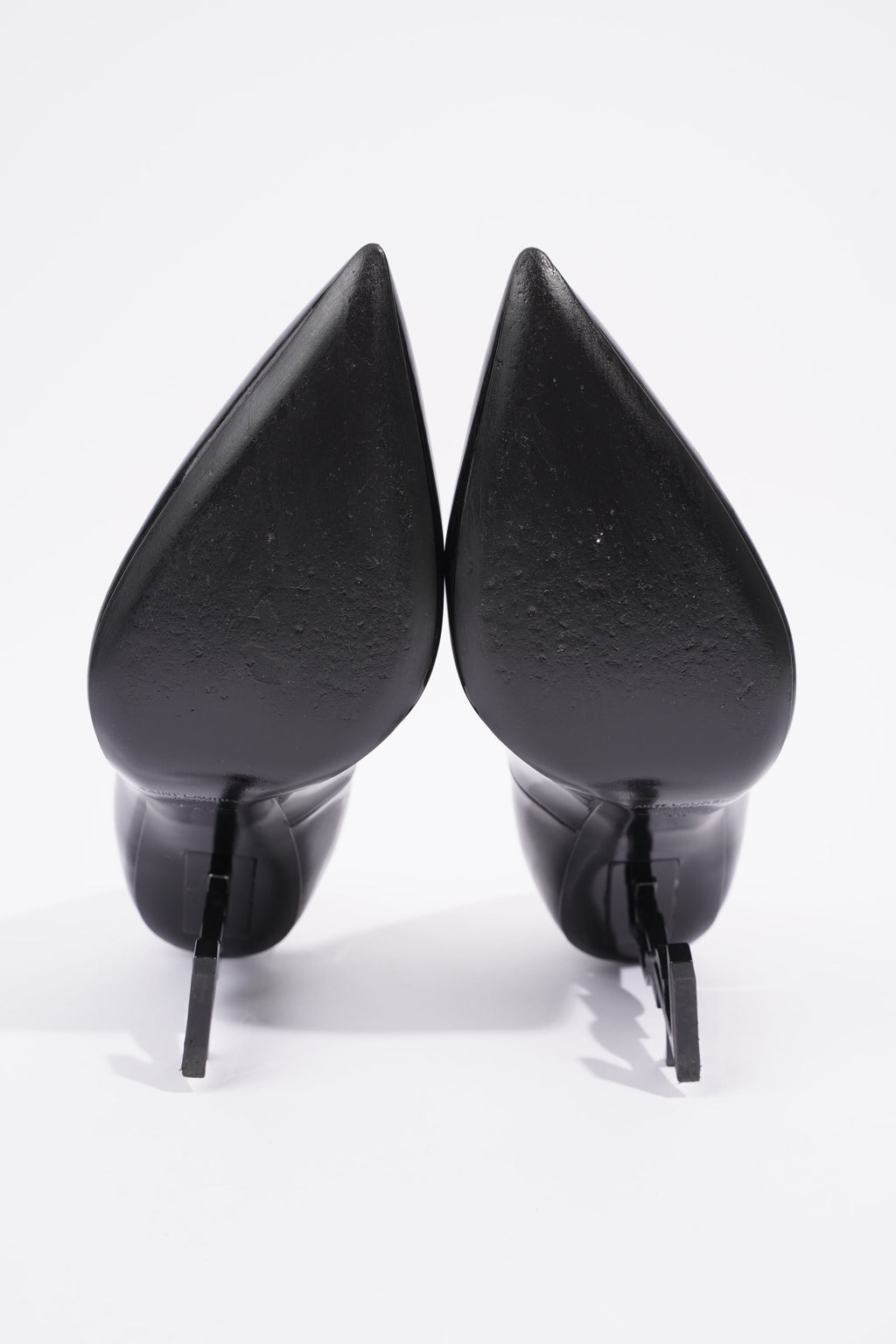 Saint Laurent Opyum Heels 110 Black Patent Leather EU 40 UK 7