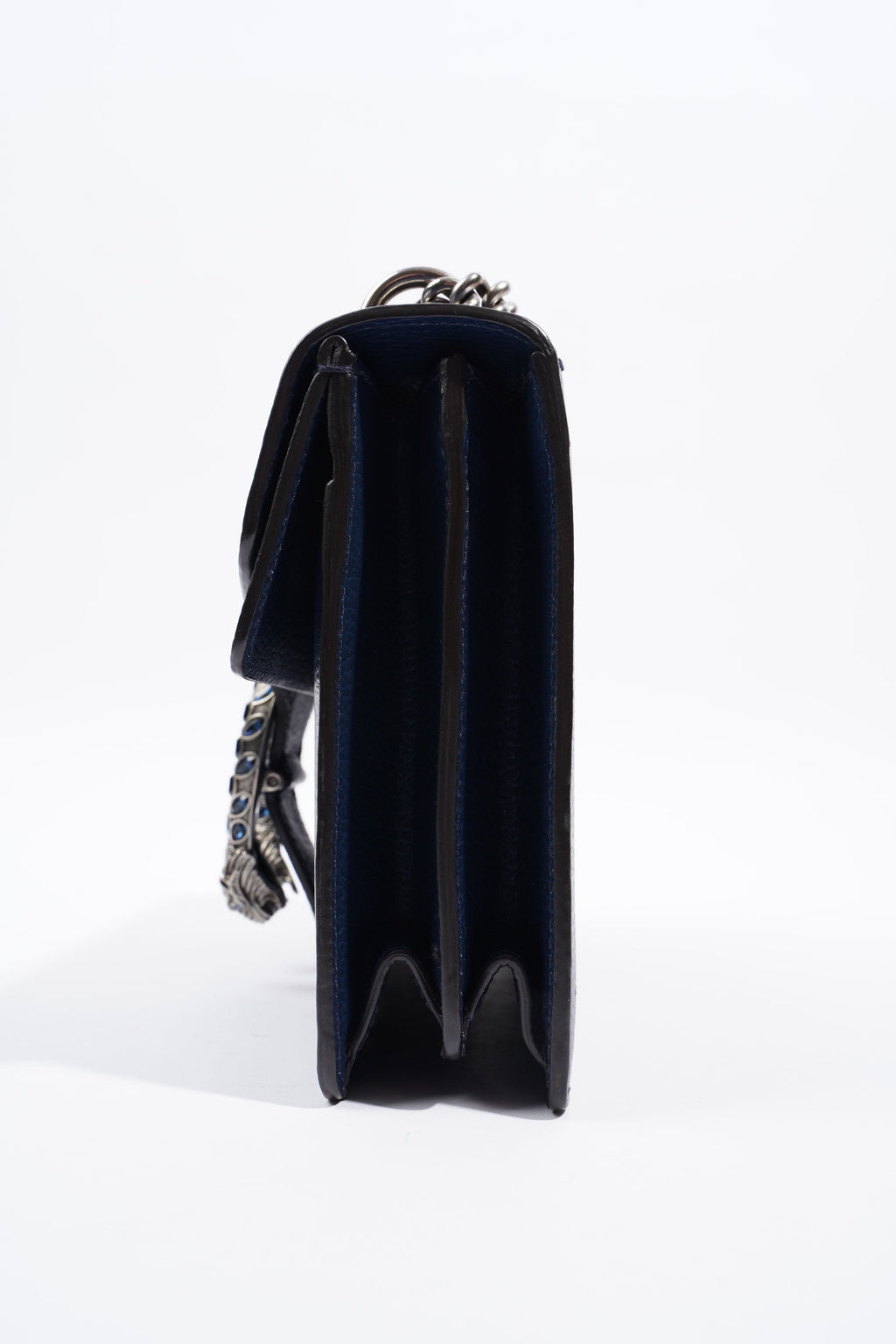 Gucci Dionysus Navy Leather Small