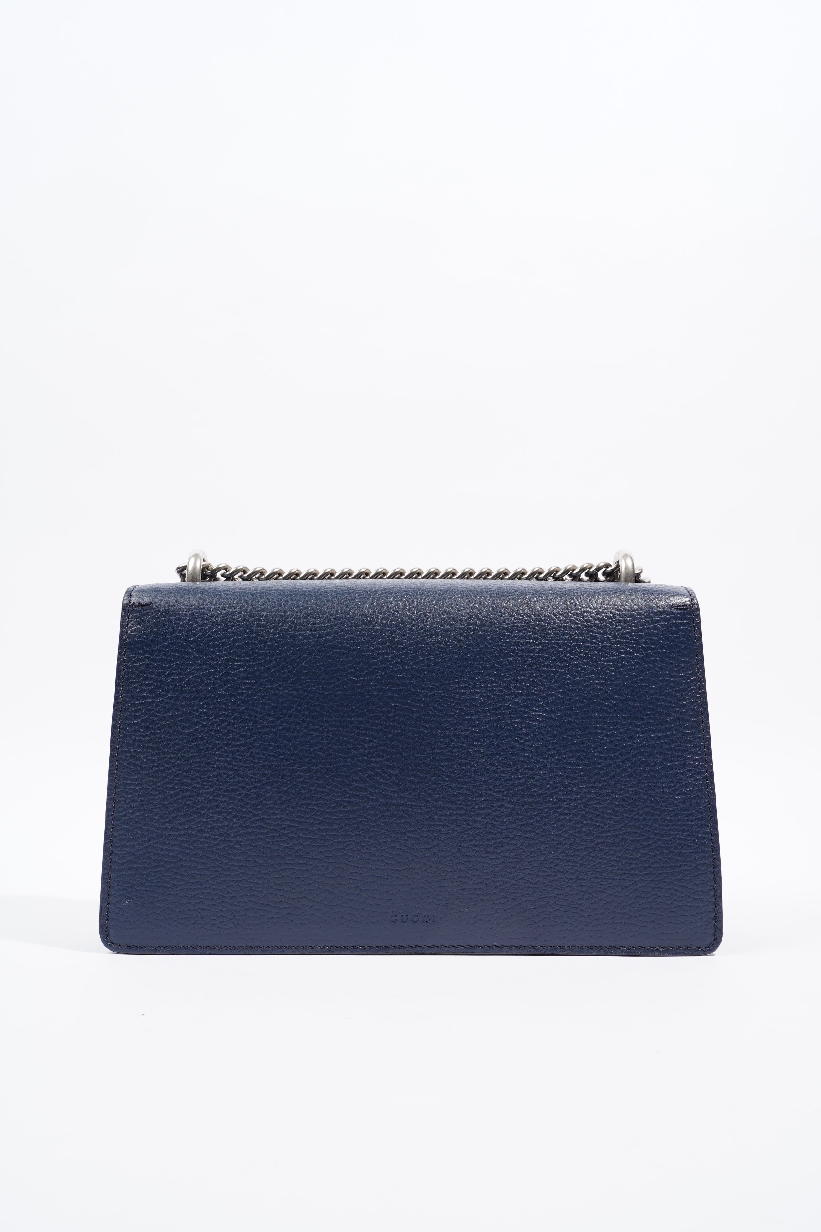 Gucci Dionysus Navy Leather Small