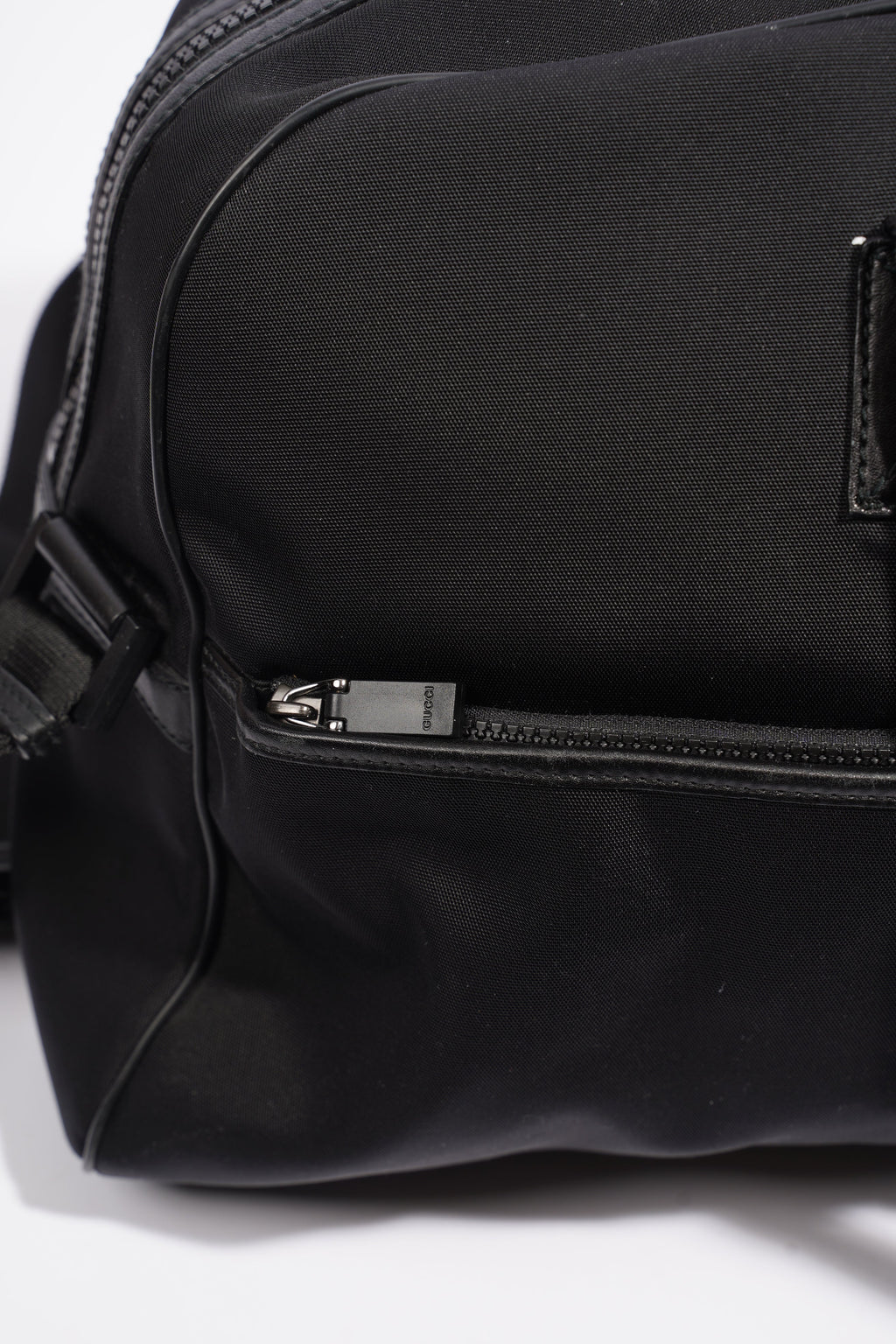 Gucci Parana Duffle Bag Black Canvas Large