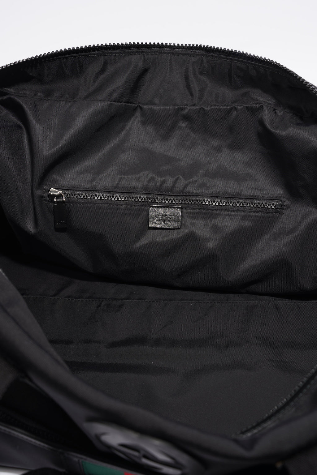 Gucci Parana Duffle Bag Black Canvas Large