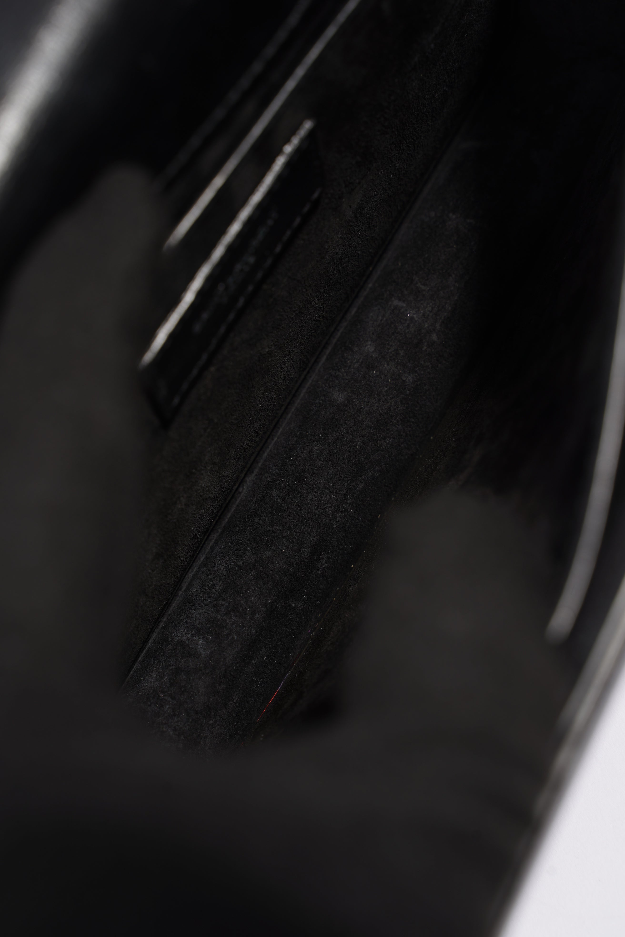 Saint Laurent Sunset Black Leather Medium