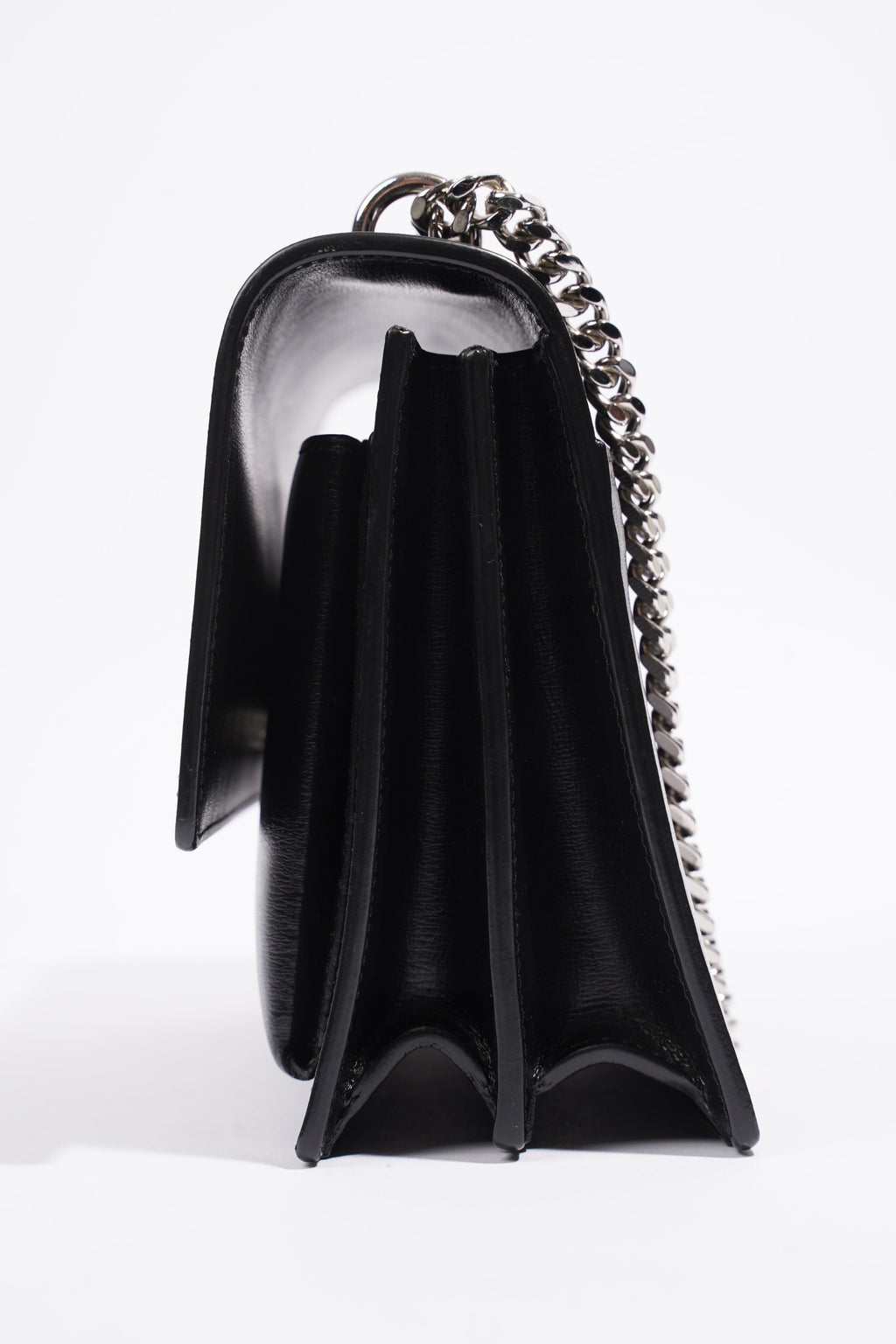 Saint Laurent Sunset Black Leather Medium