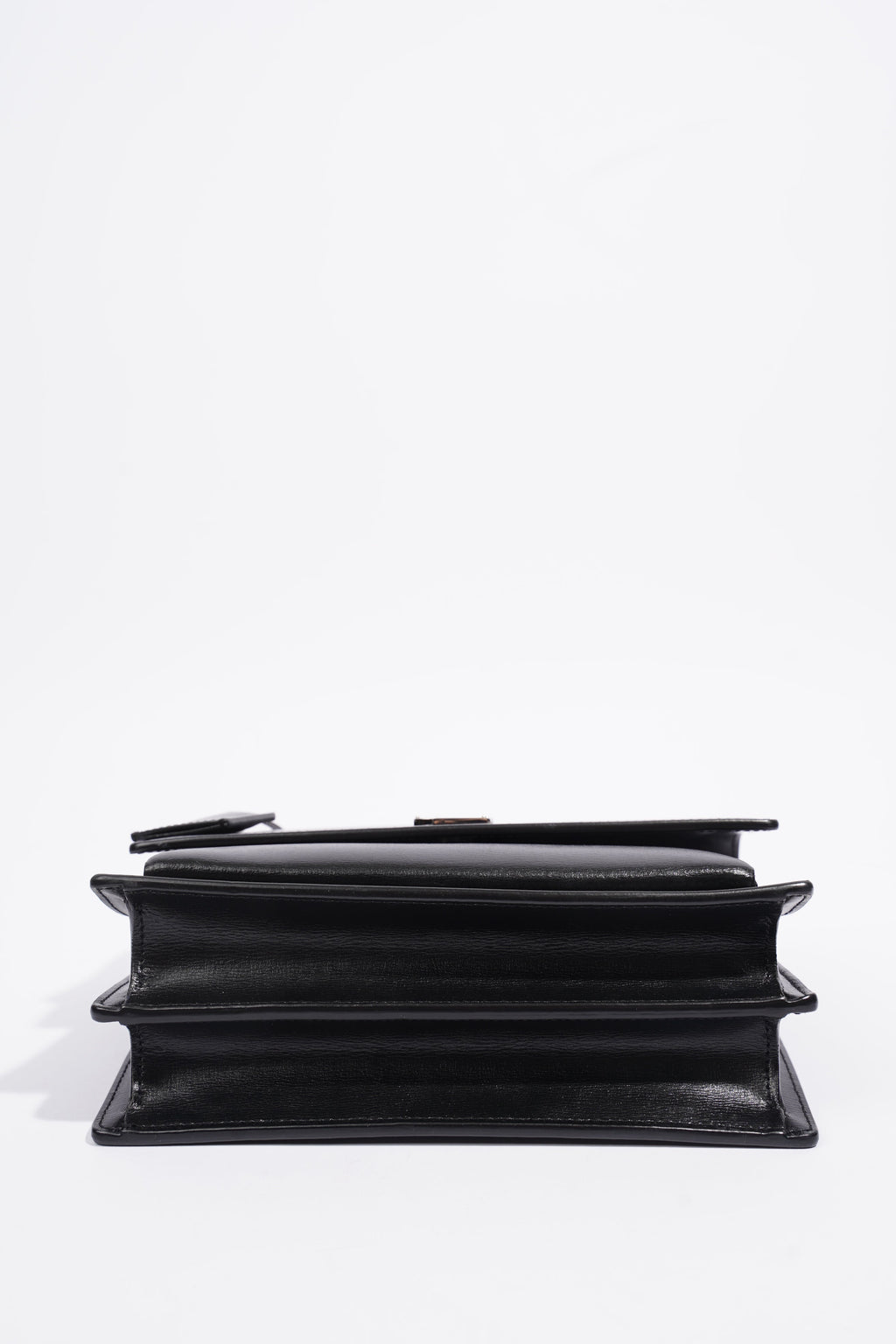 Saint Laurent Sunset Black Leather Medium