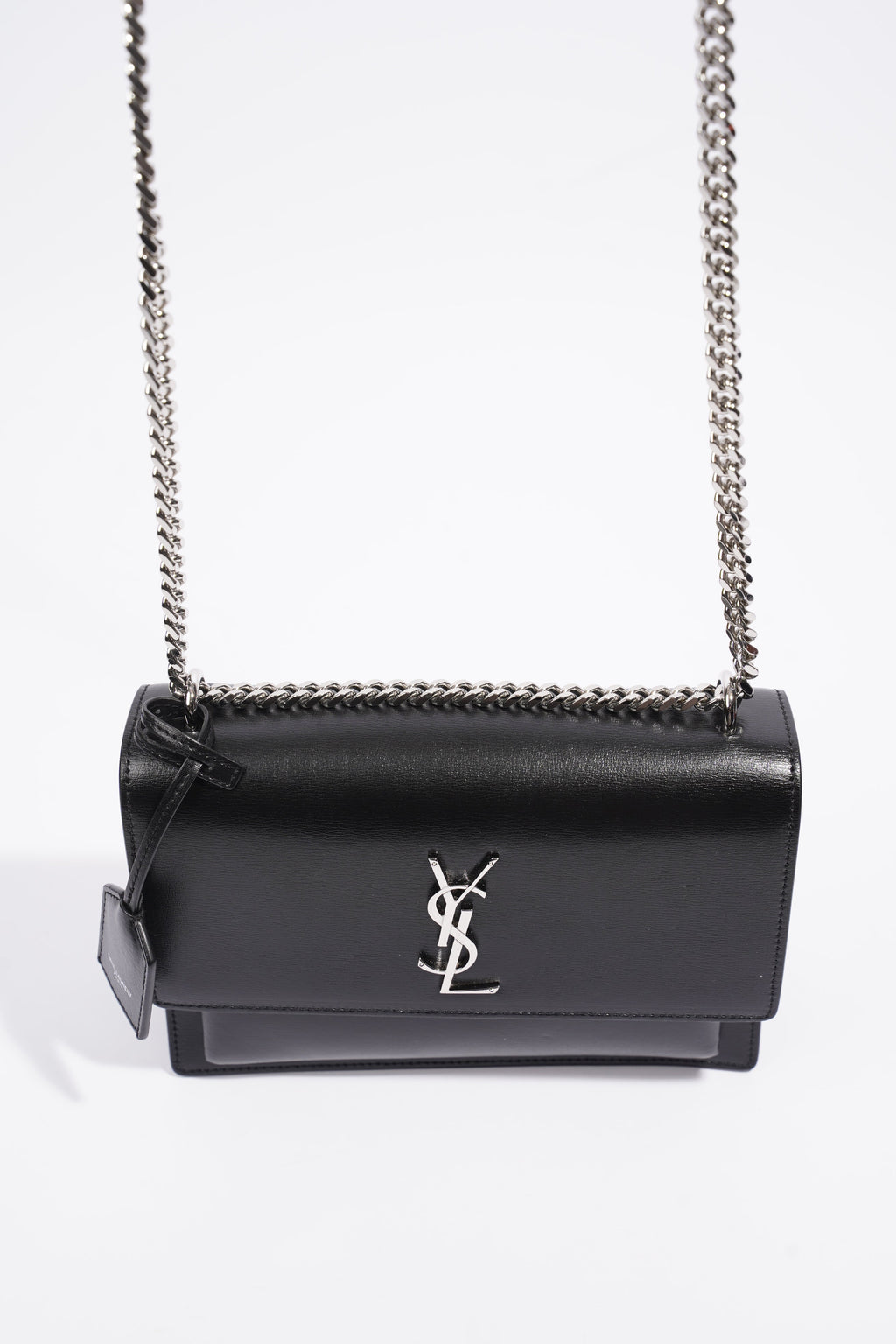 Saint Laurent Sunset Black Leather Medium