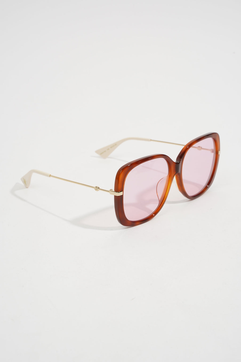Gucci GG0511SA Sunglasses Pink / White Acetate 145mm