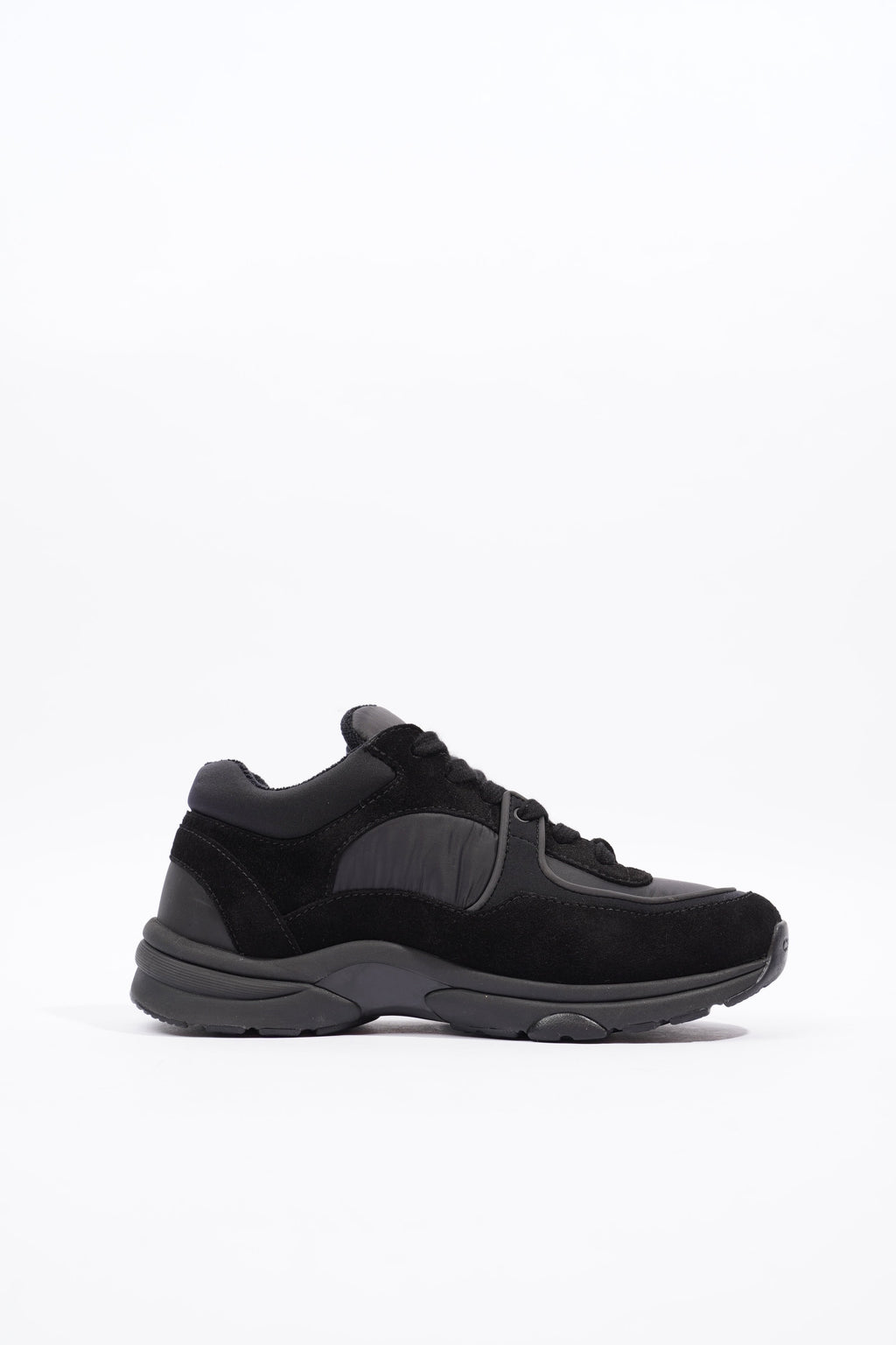 Chanel CC Runners Black Suede EU 36 UK 3