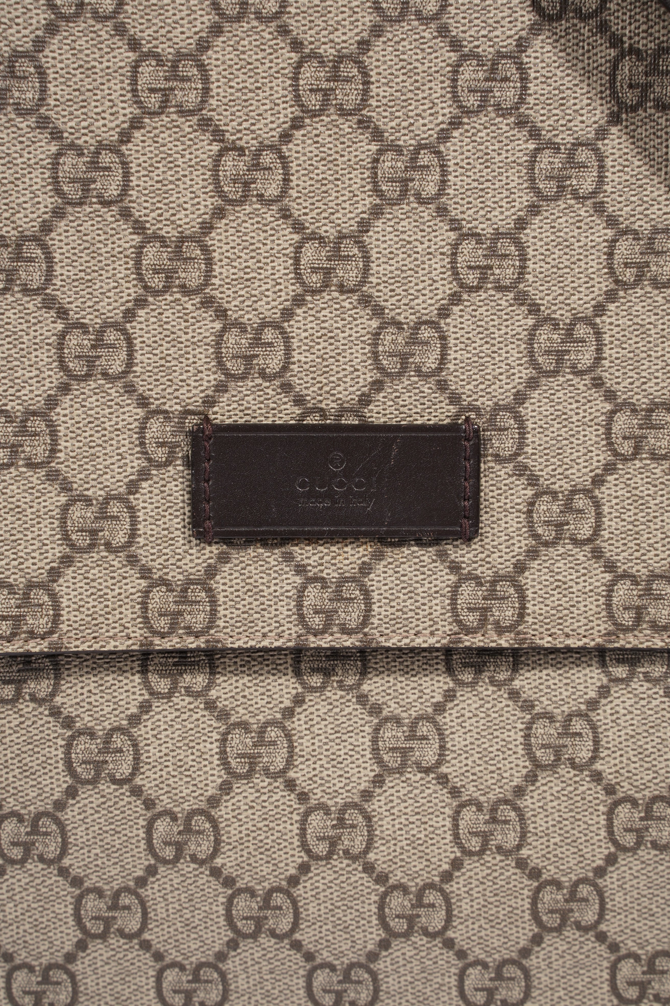 Gucci Baby Changing Bag GG Supreme Coated Canvas