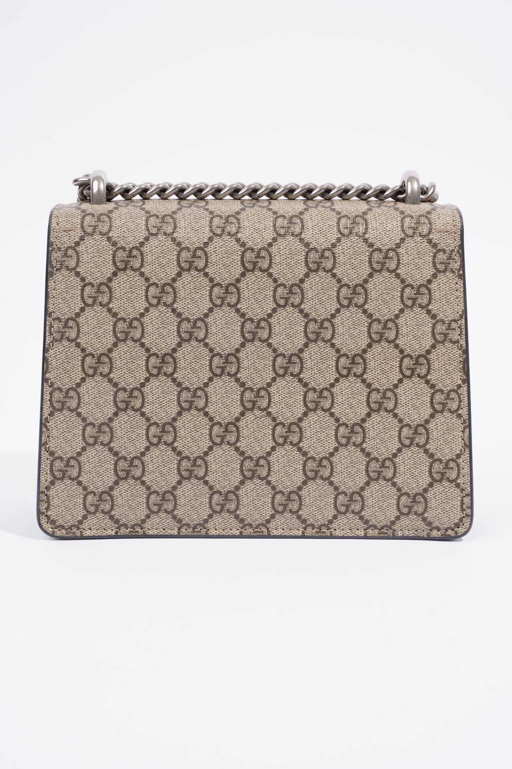 Gucci Dionysus Mini Beige And Ebony GG Supreme Canvas Coated Canvas