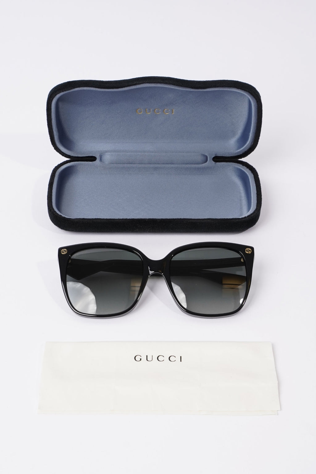 Gucci GG0022S Sunglasses Black Acetate 140