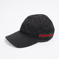 Gucci Original GG Cap Black / Gucci Stripe Cotton Medium