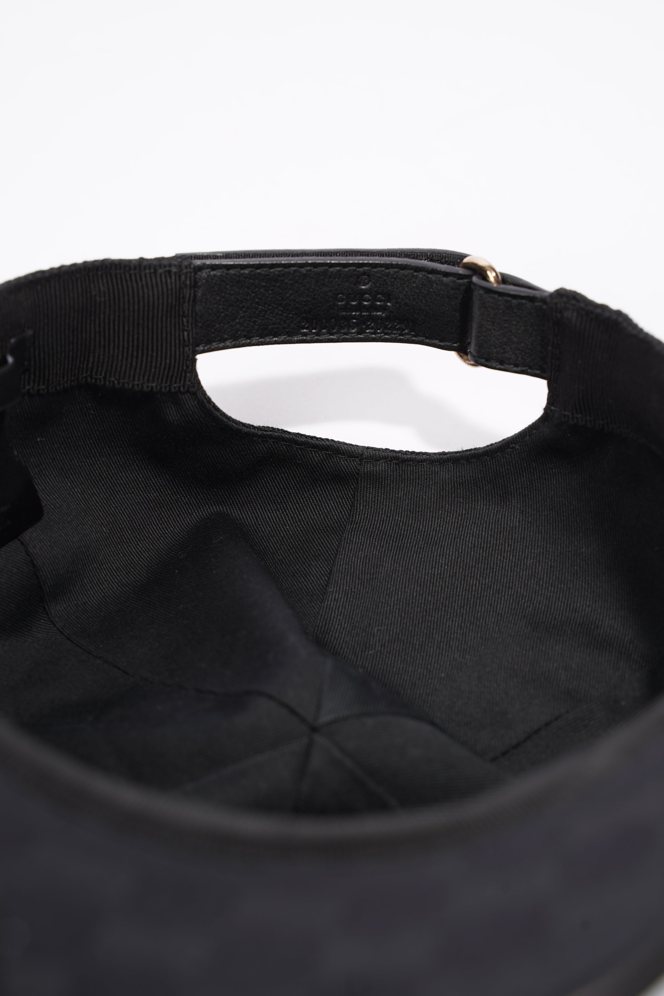Gucci Original GG Cap Black / Gucci Stripe Cotton Medium