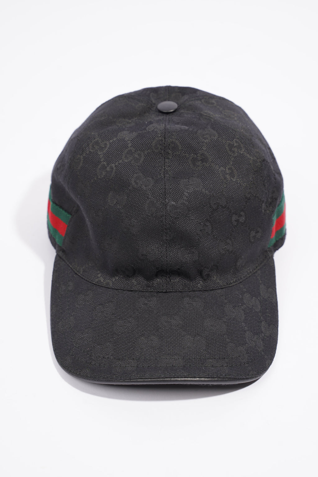 Gucci Original GG Cap Black / Gucci Stripe Cotton Medium