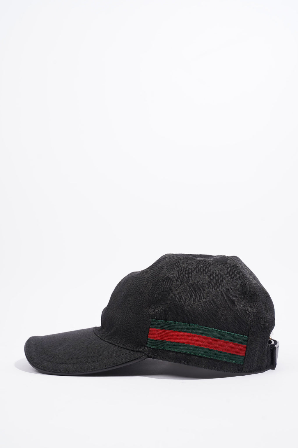 Gucci Original GG Cap Black / Gucci Stripe Cotton Medium
