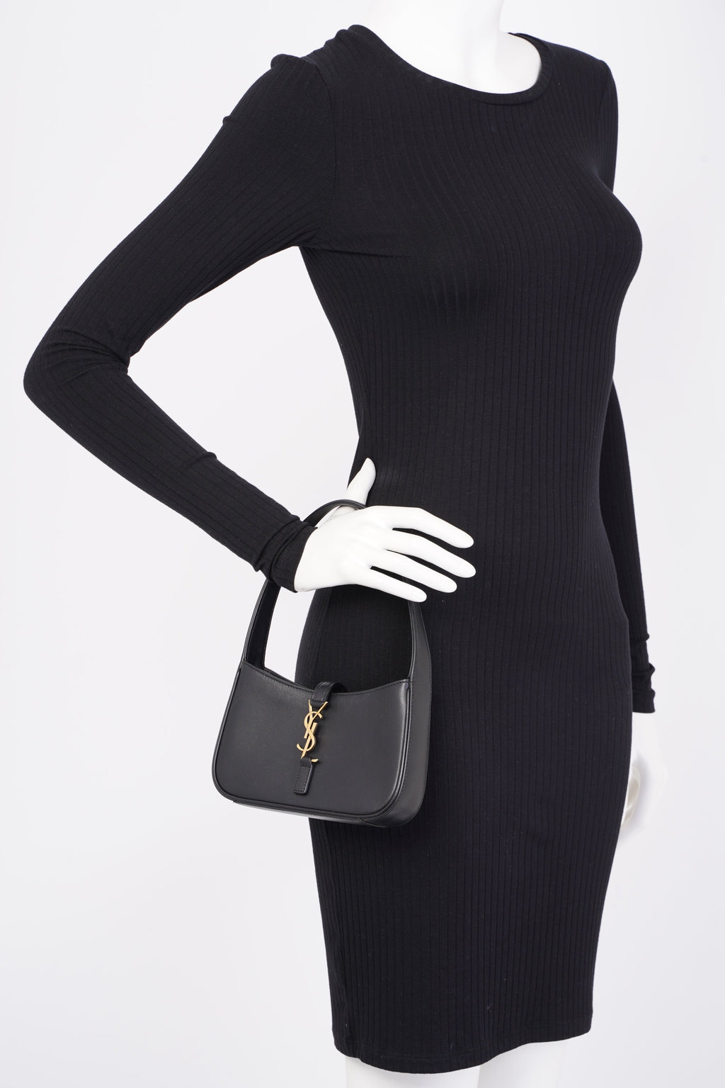 Saint Laurent Le 5 A 7 Mini Black Leather