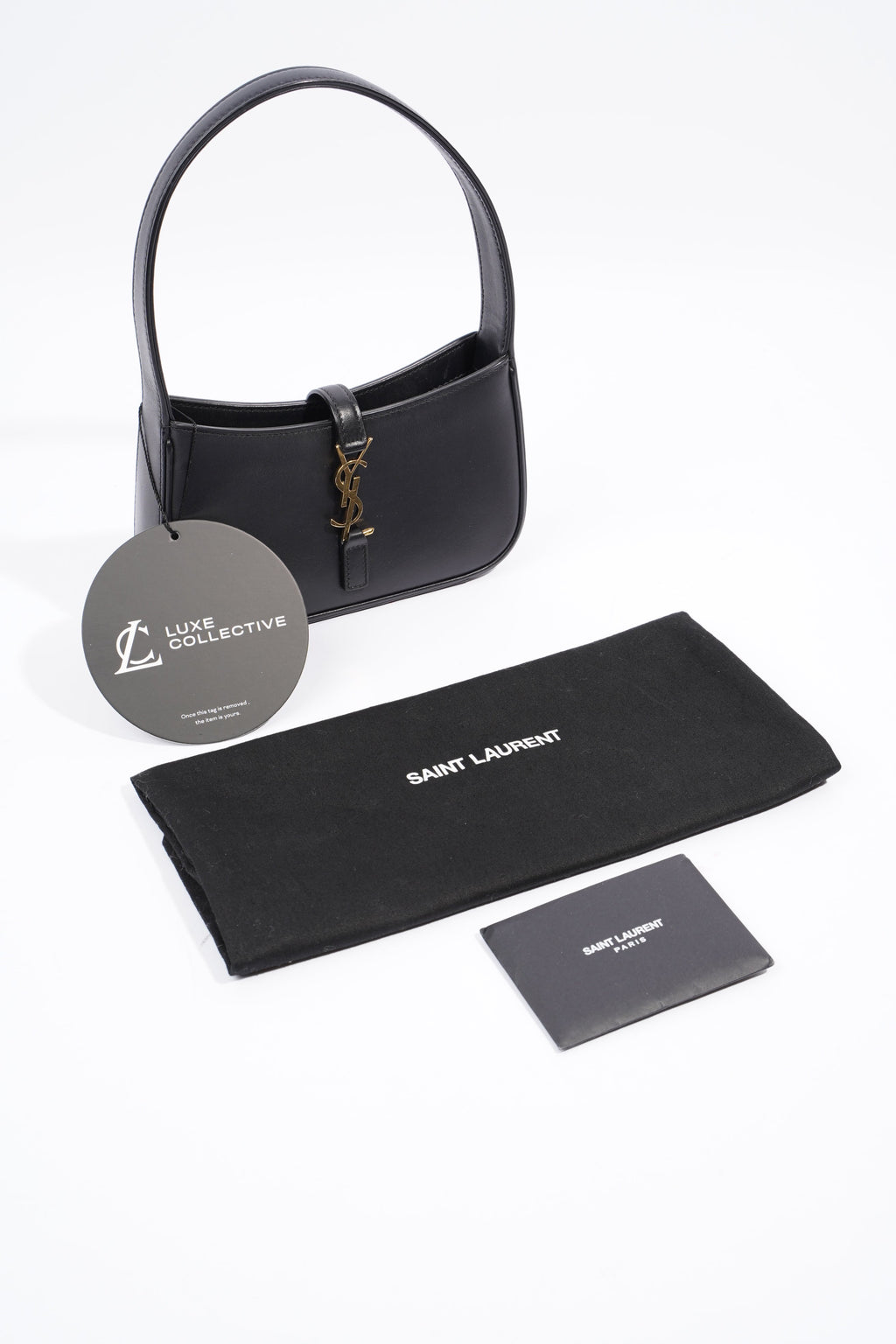 Saint Laurent Le 5 A 7 Mini Black Leather