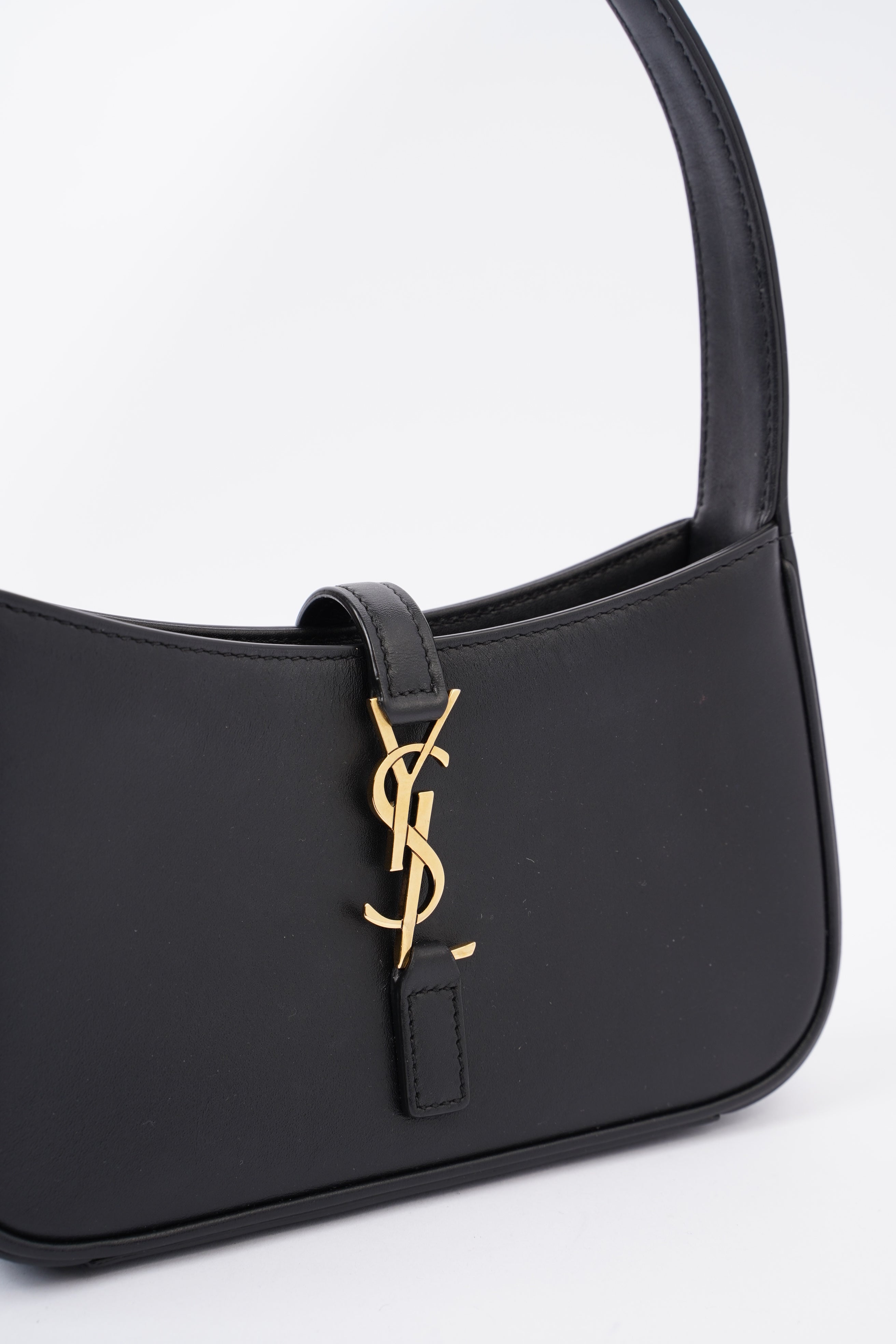 Saint Laurent Le 5 A 7 Mini Black Leather