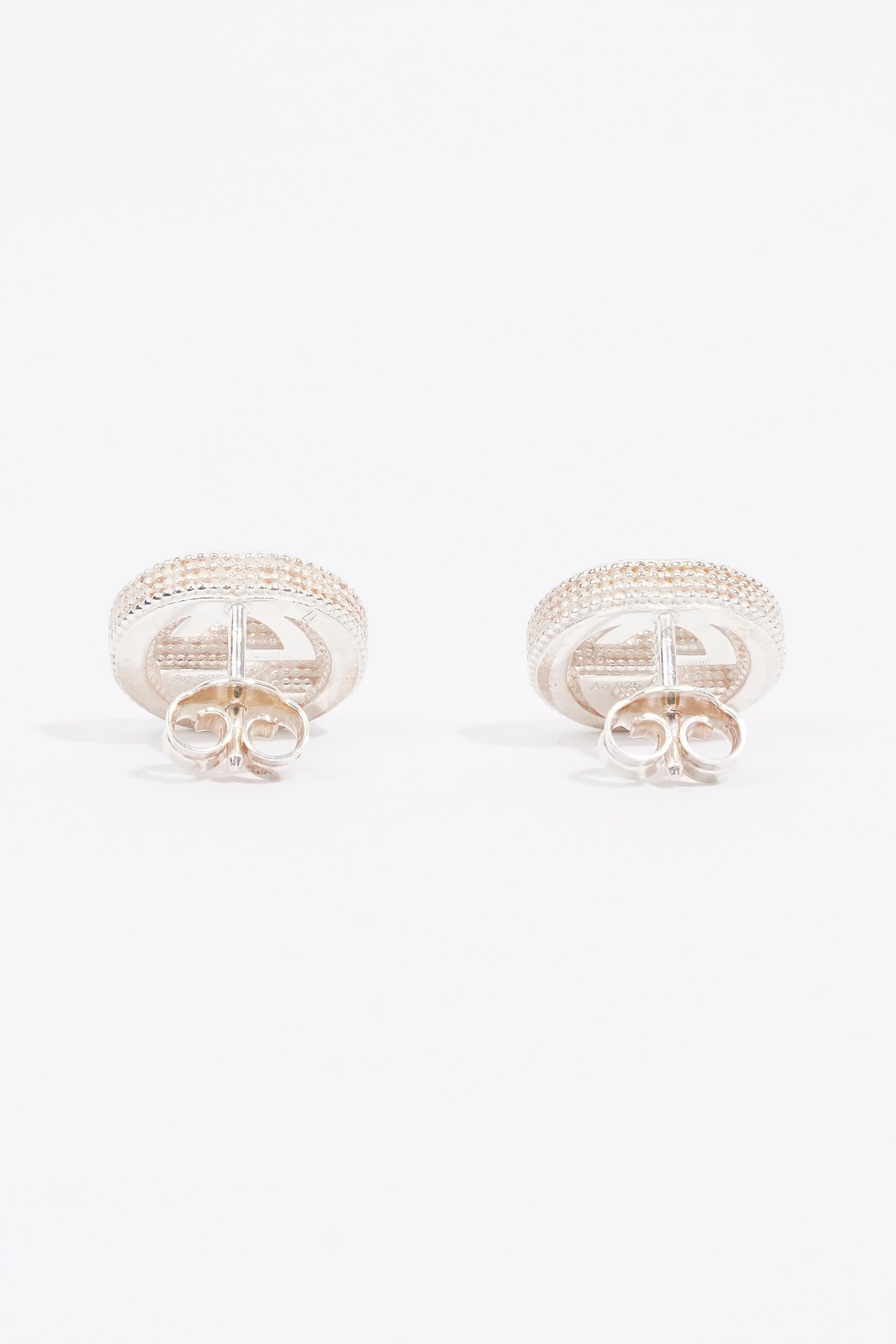 Gucci GG Earrings Silver Silver Sterling