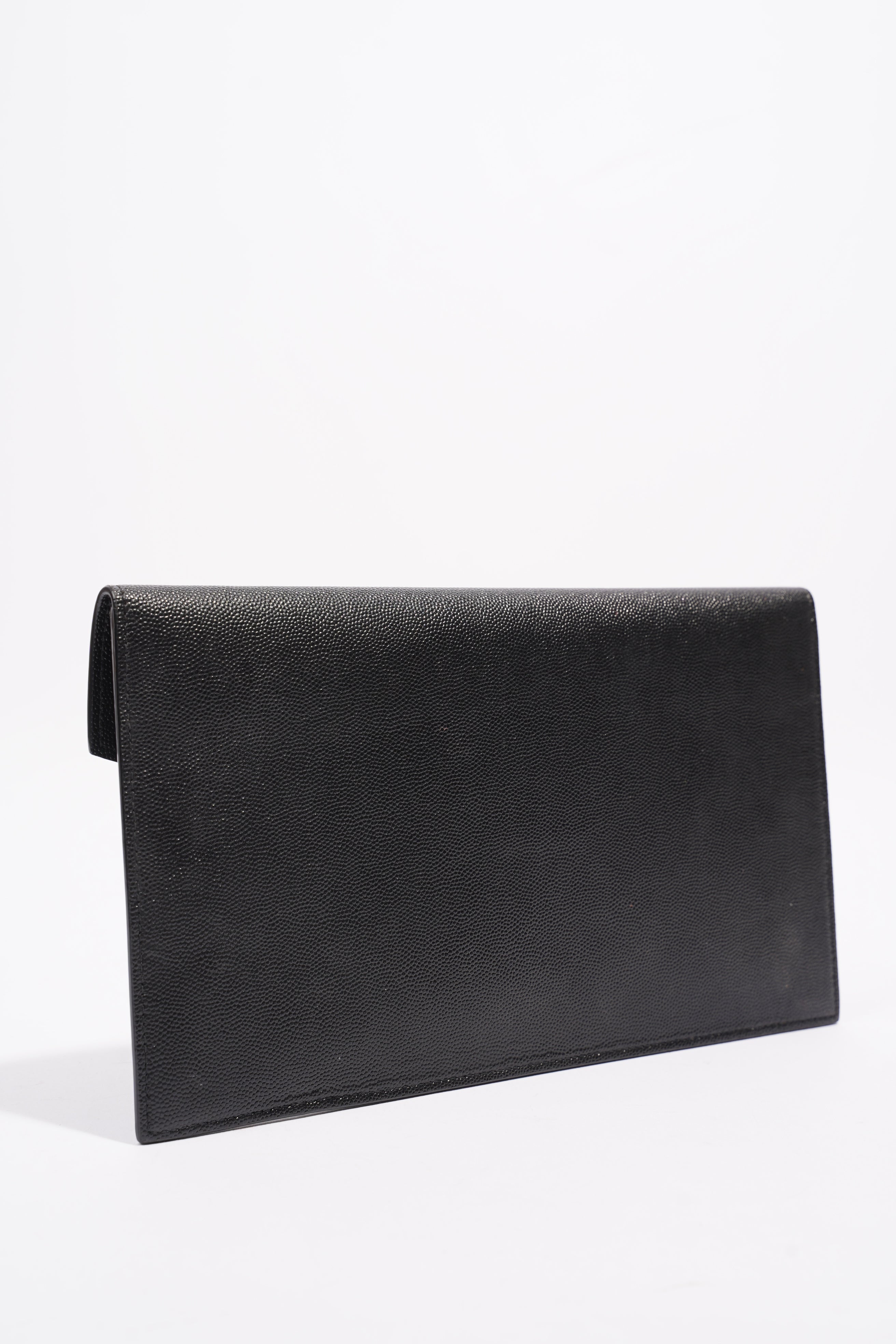 Saint Laurent Uptown Pouch Black Leather