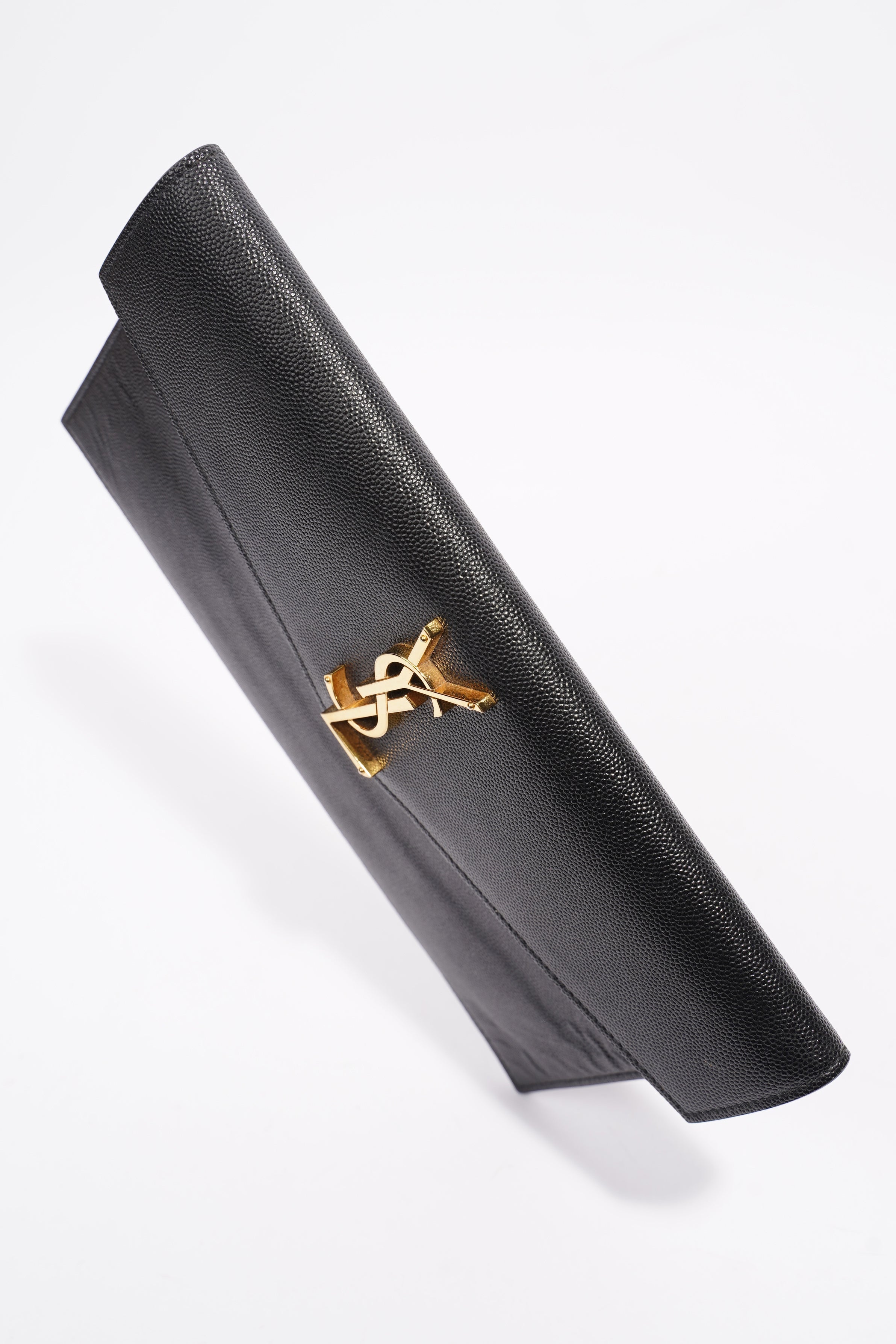 Saint Laurent Uptown Pouch Black Leather