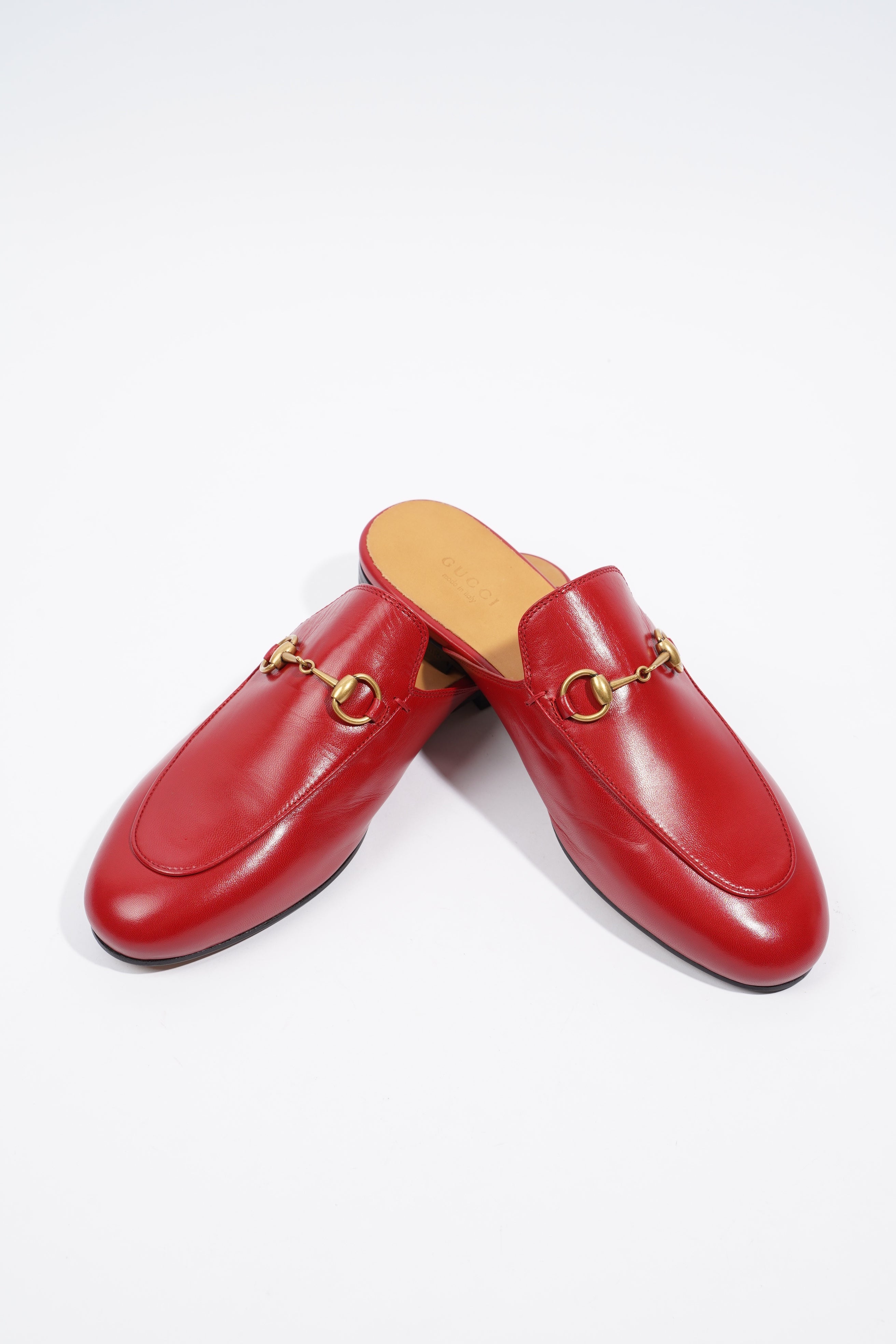 Gucci Princetown Red Leather EU 38 UK 5