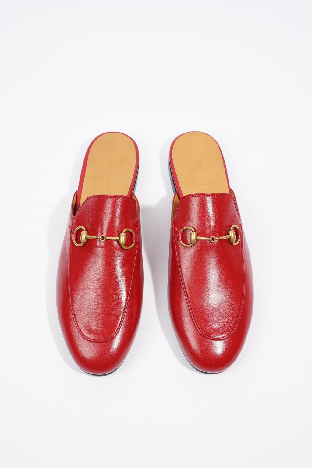 Gucci Princetown Red Leather EU 38 UK 5