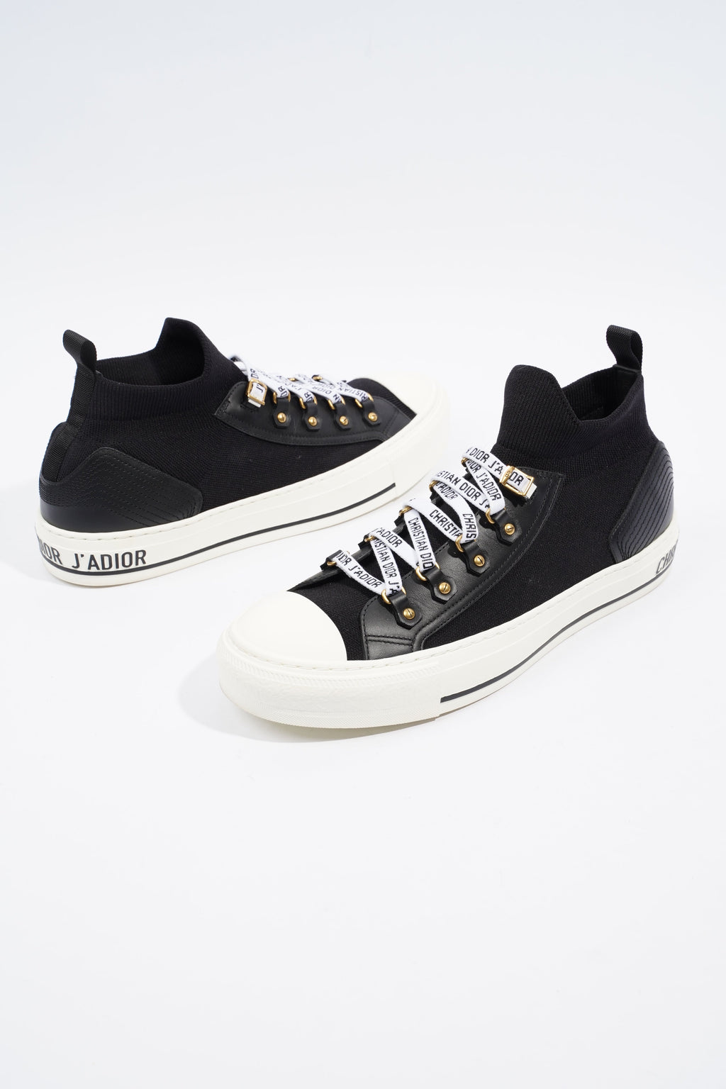 Christian Dior WALK'N' Black / White Cotton EU 42 UK 8