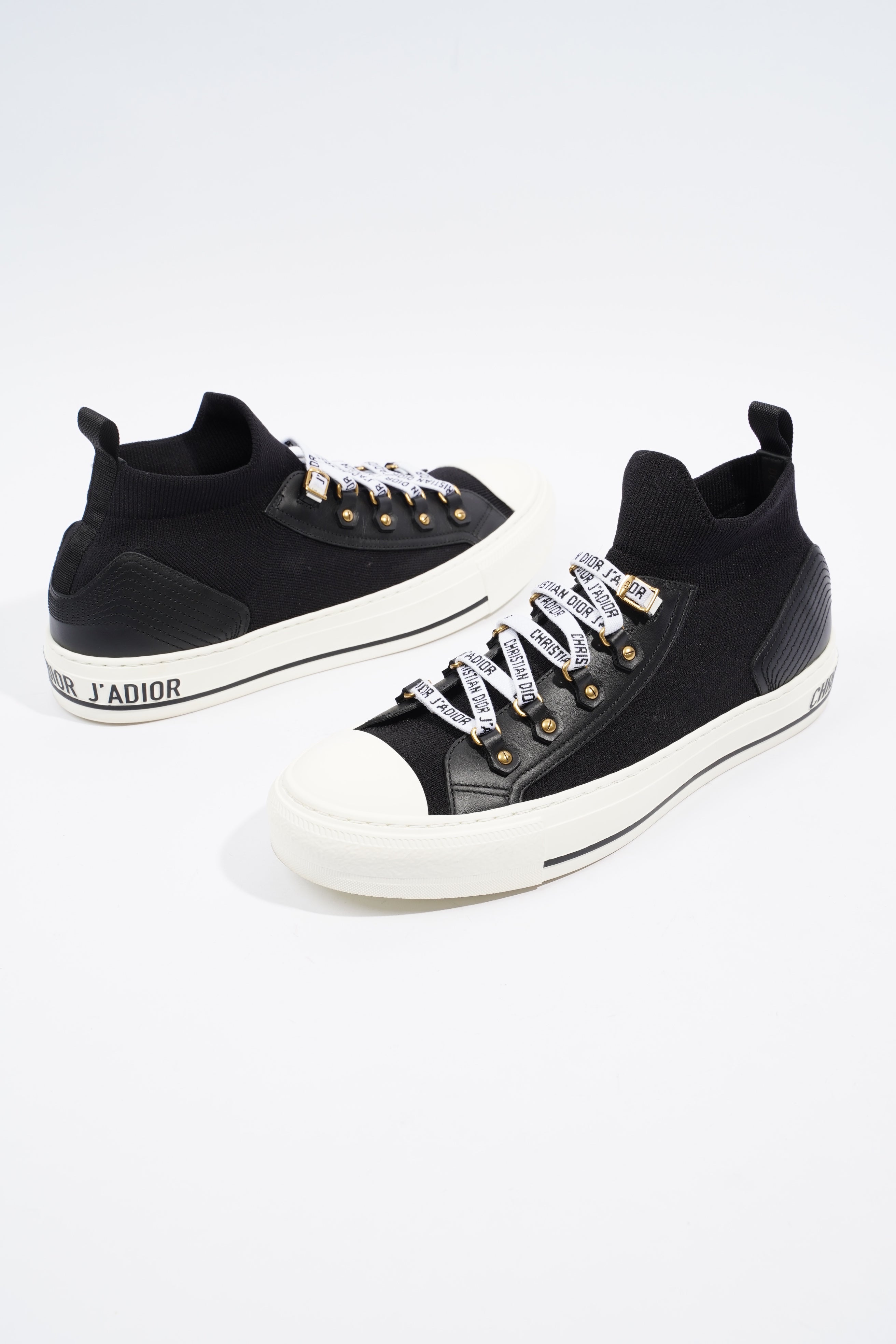 Christian Dior WALK'N' Black / White Cotton EU 42 UK 8