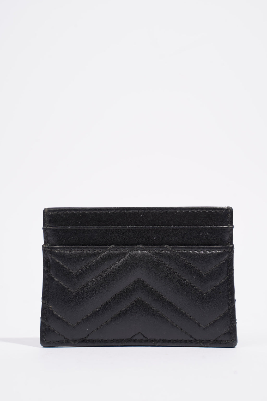 Gucci GG Marmont Card Holder Black Leather