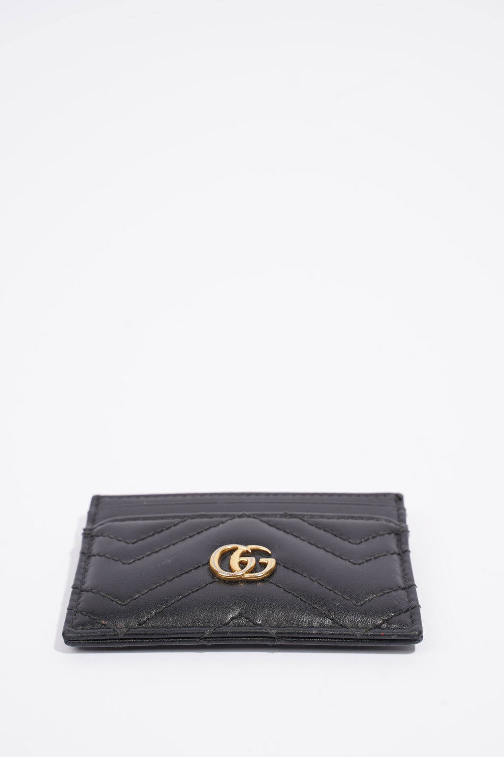 Gucci GG Marmont Card Holder Black Leather