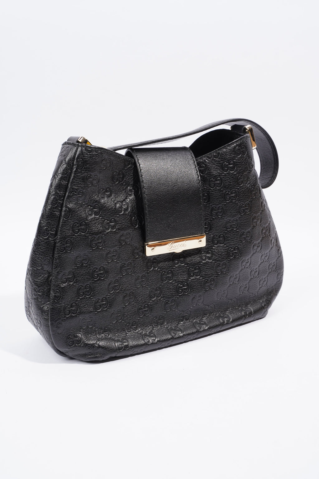 Gucci Guccissima Black Leather