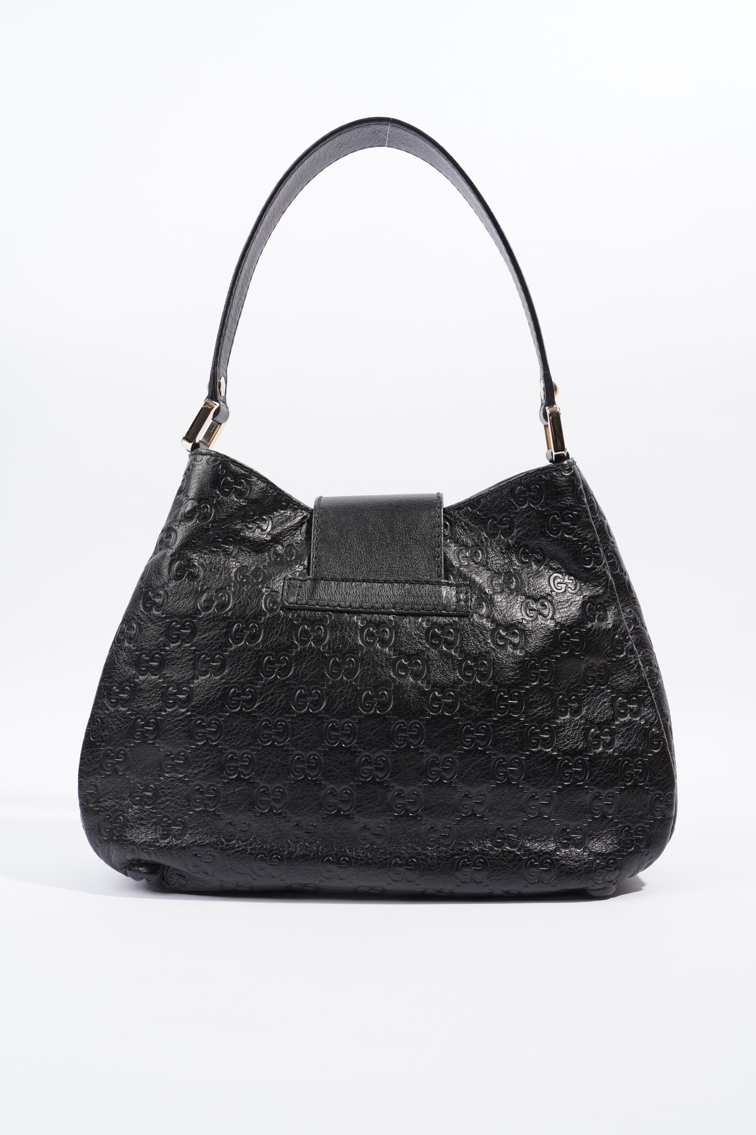 Gucci Guccissima Black Leather