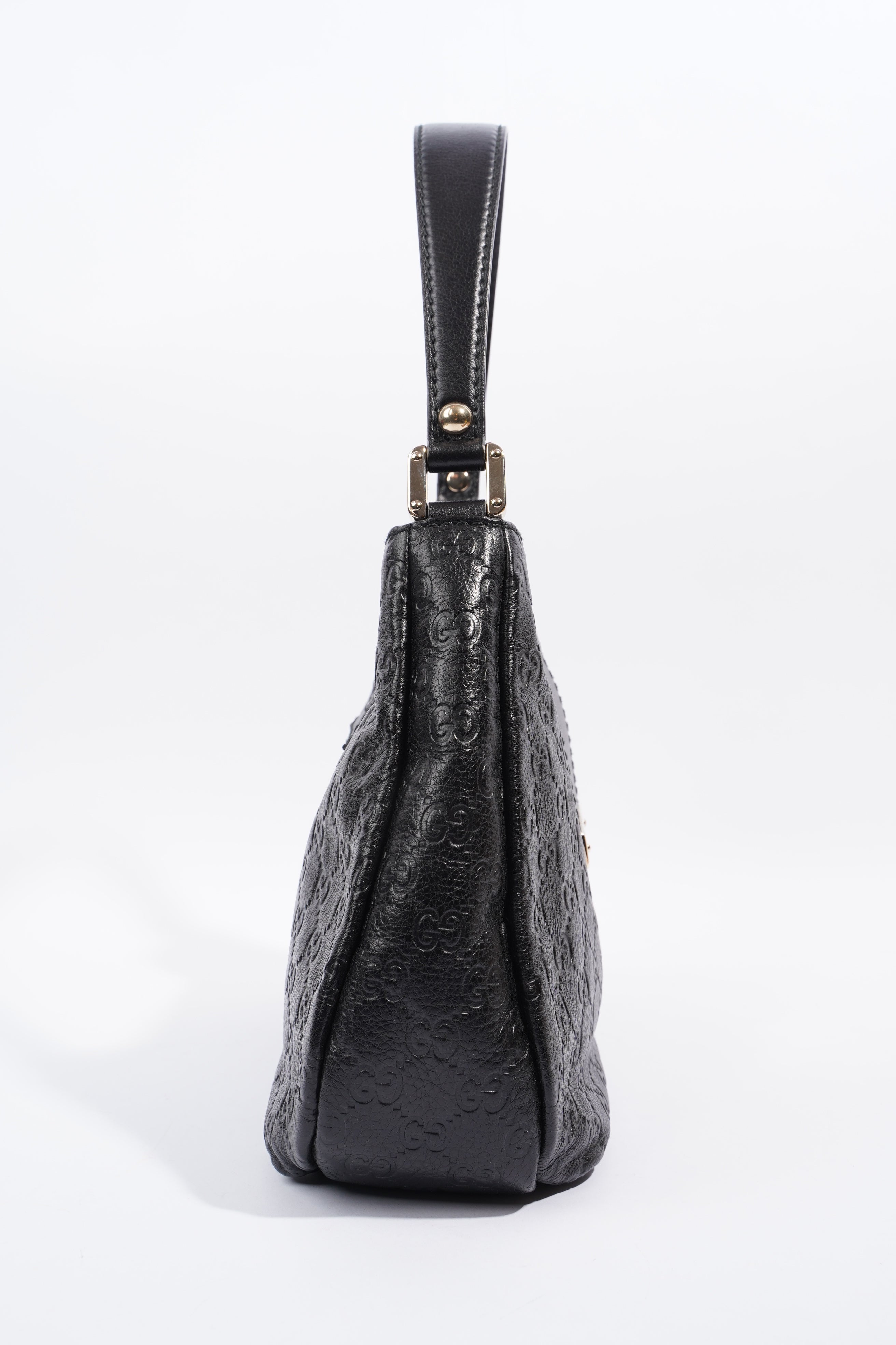 Gucci Guccissima Black Leather